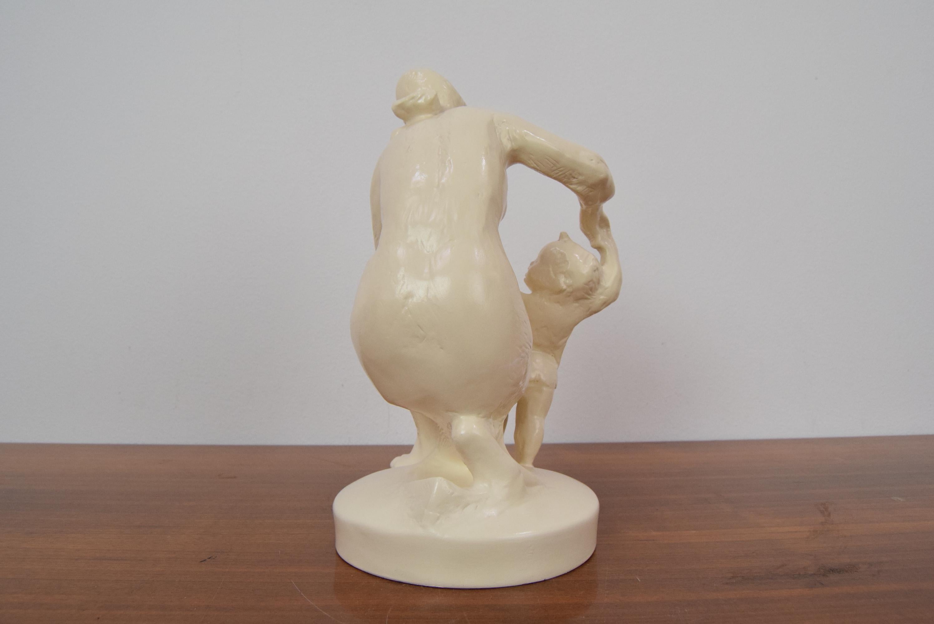 Mid Century Ceramic Sculpture, 1972 For Sale 10