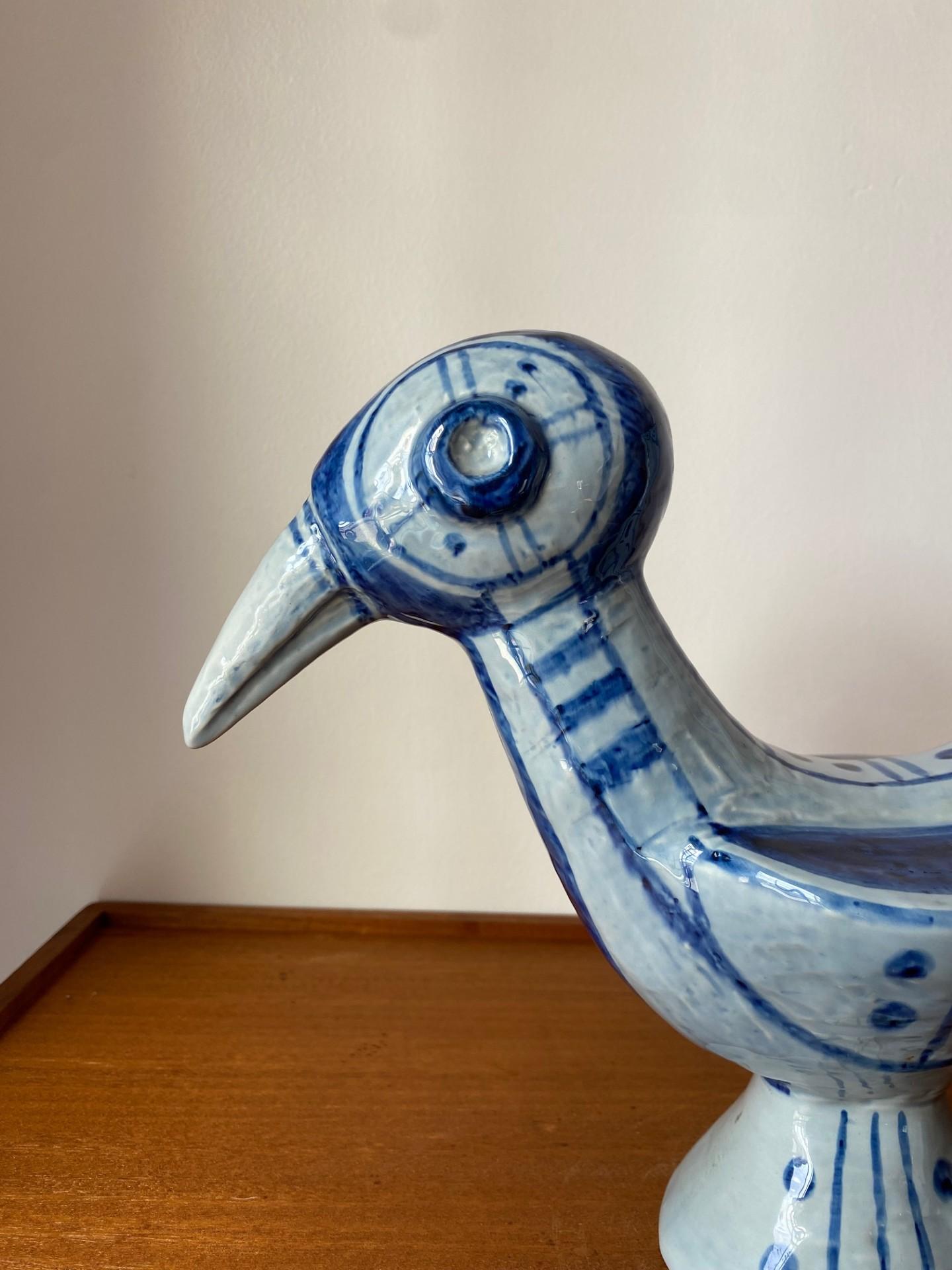 Hand-Crafted Mid Century Ceramic Soholm Bird by Gerd Hiort Petersen