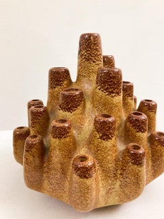 Soliflore en céramique du milieu du siècle, Allemagne, années 1980