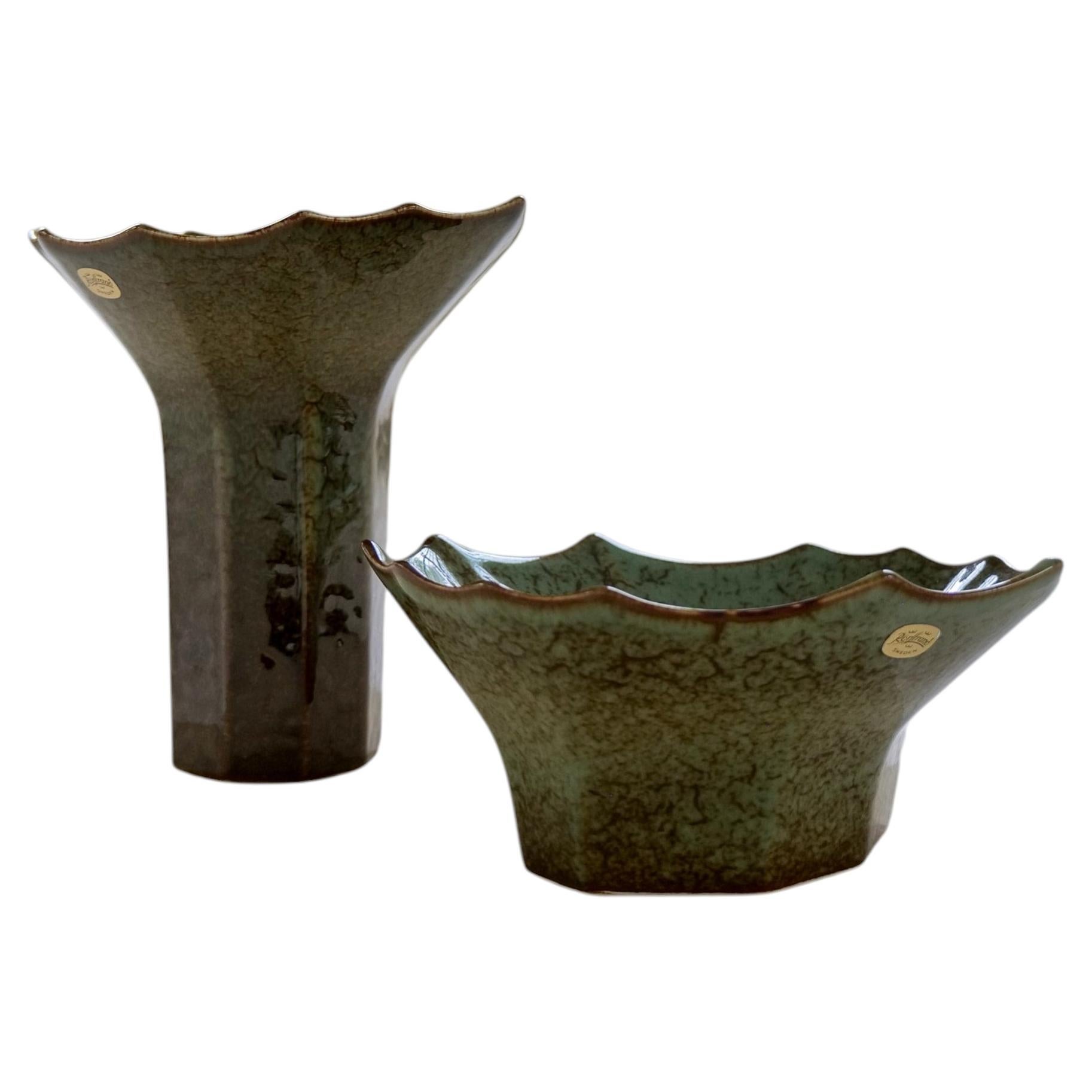 Mid Century Ceramic Stoneware from Sweden, 1960s Rörstrand Studio