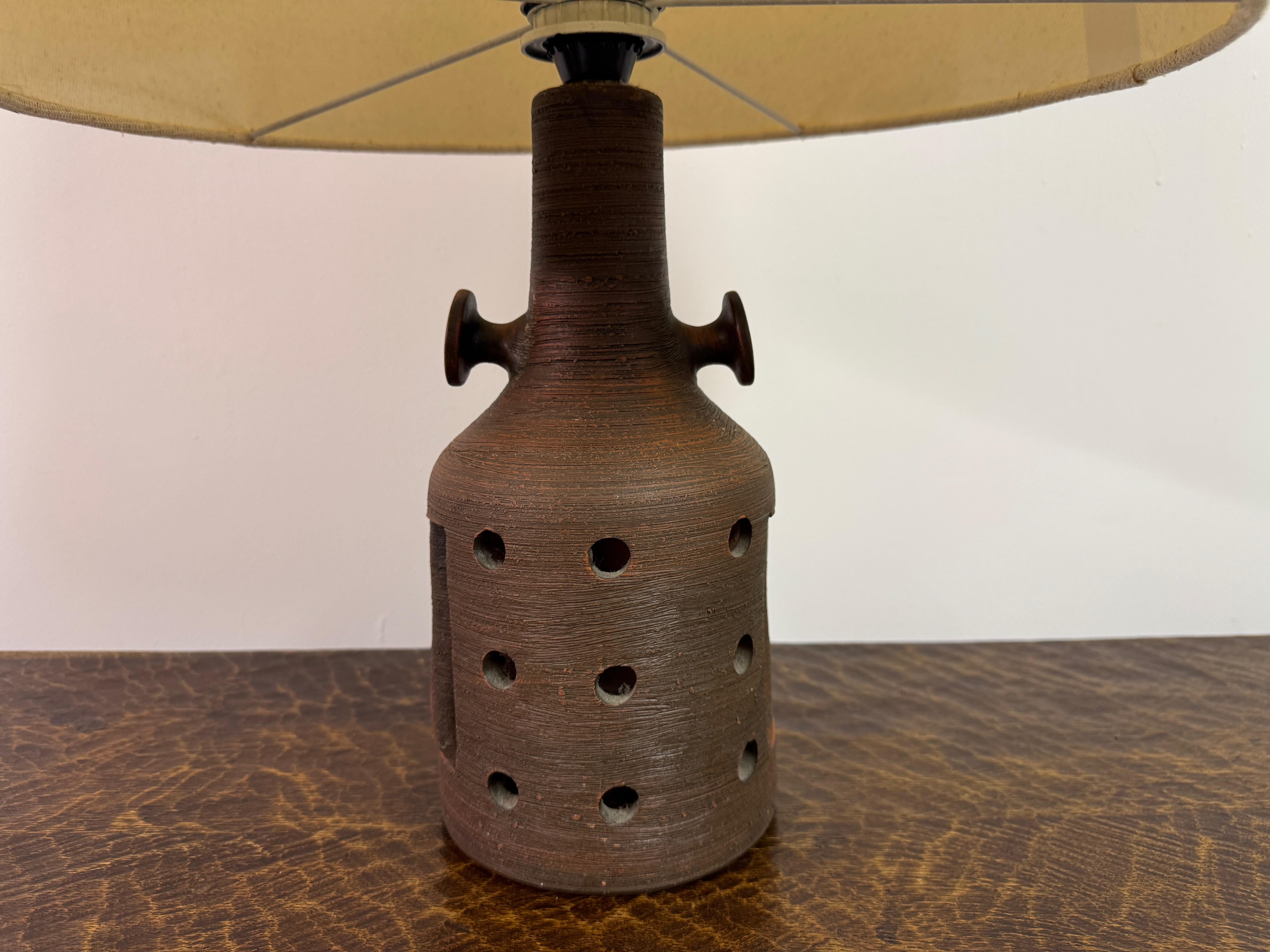 Keramik-Tischlampe aus der Mitte des Jahrhunderts,  1960s im Angebot 2