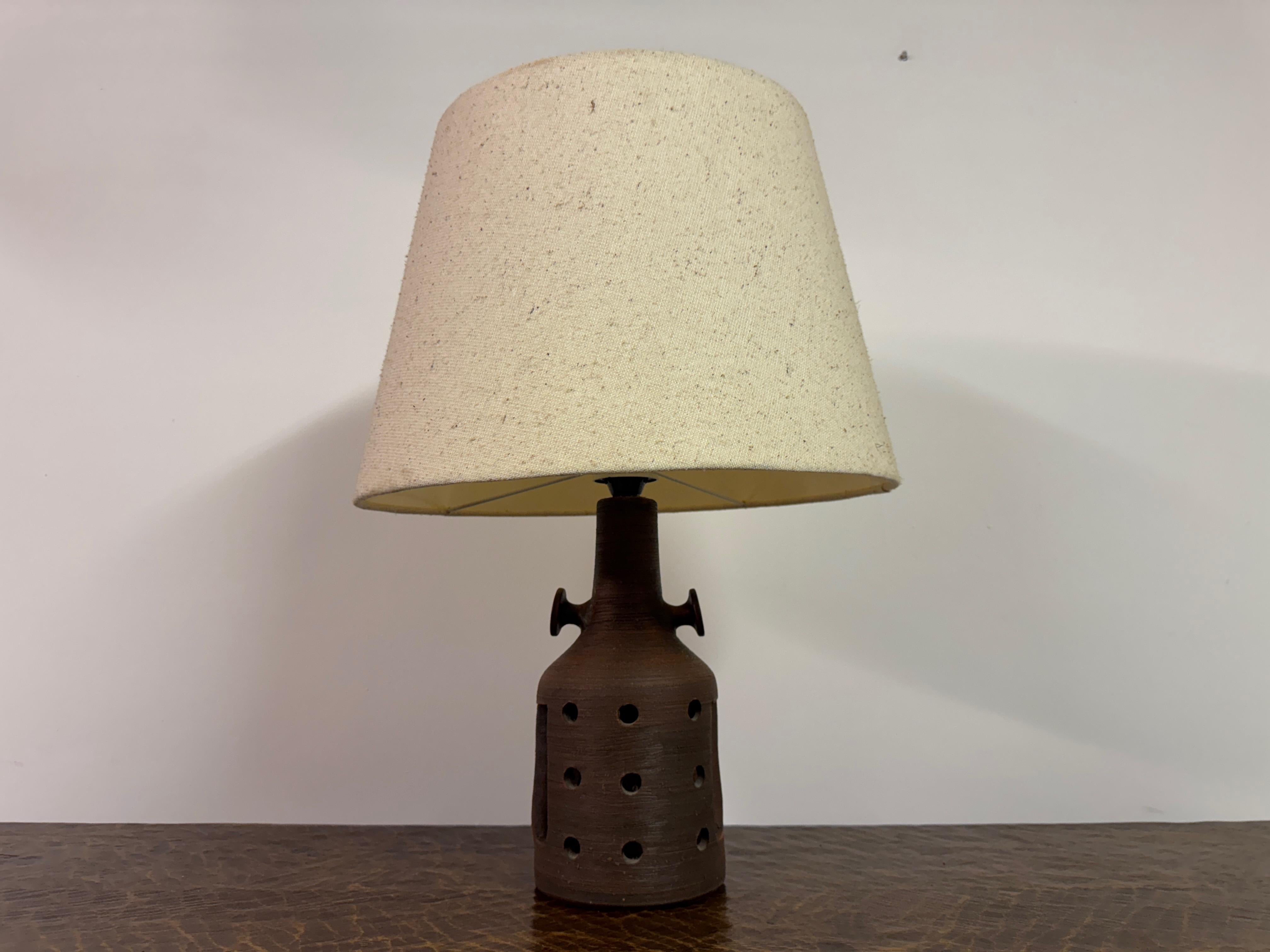 Keramik-Tischlampe aus der Mitte des Jahrhunderts,  1960s im Angebot 3