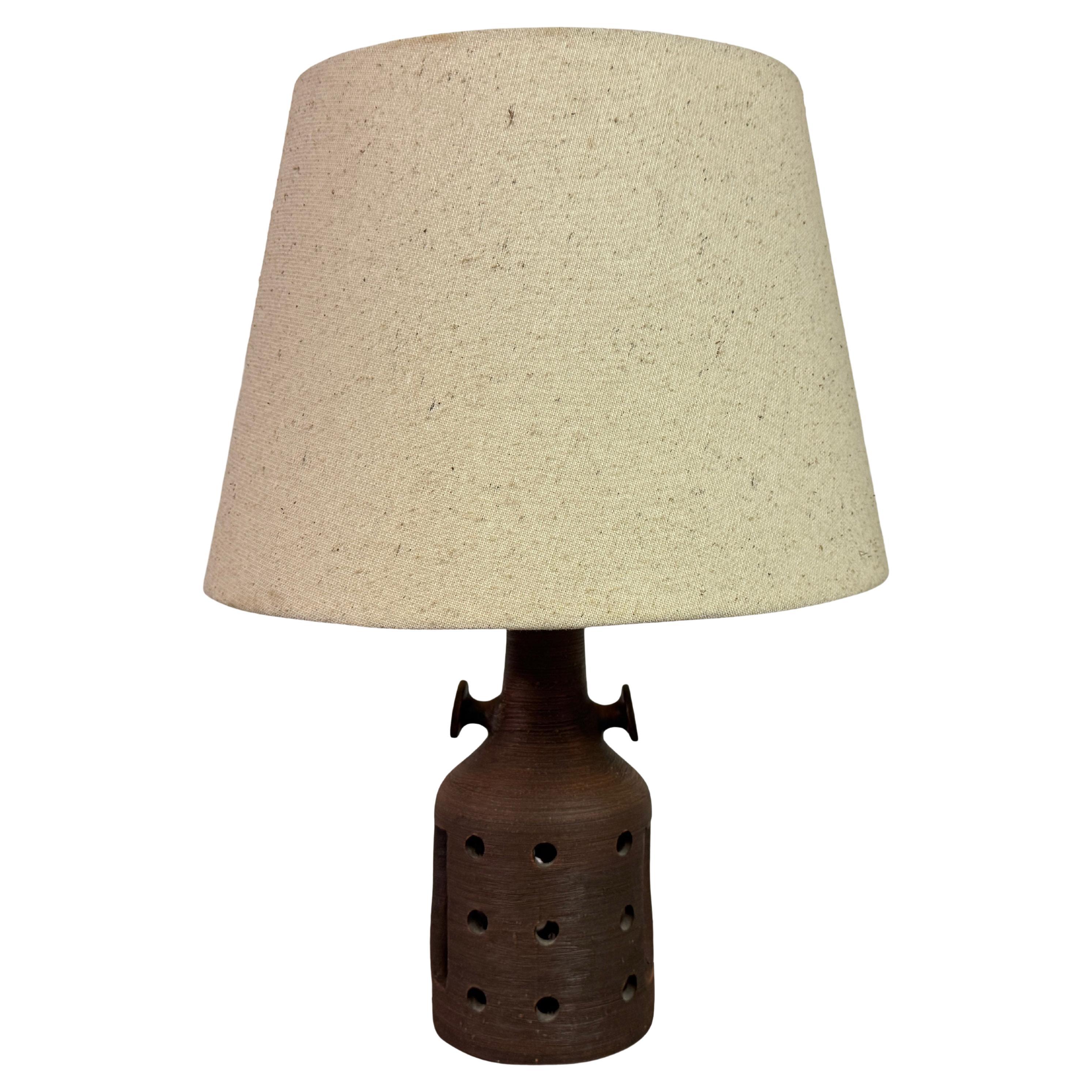 Lampada da tavolo in ceramica del metà secolo,  1960s