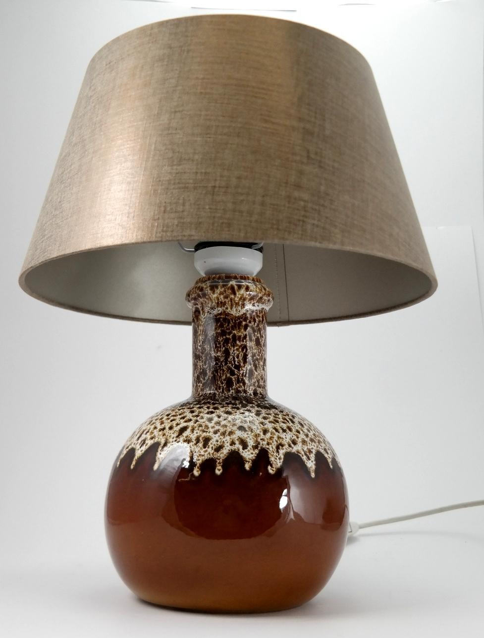 Mid-Century Ceramic Table Lamp, 1970s For Sale 3