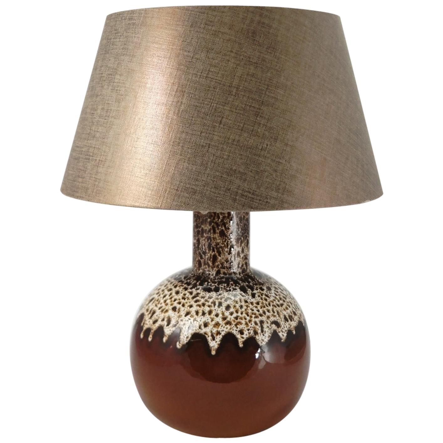 Mid-Century Ceramic Table Lamp, 1970s For Sale