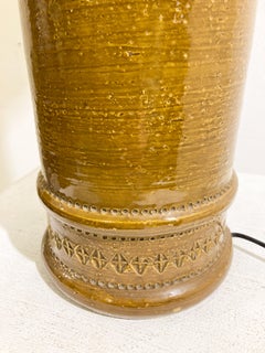 Mid-Century Ceramic Table Lamp by Bitossi - Italy 1960s