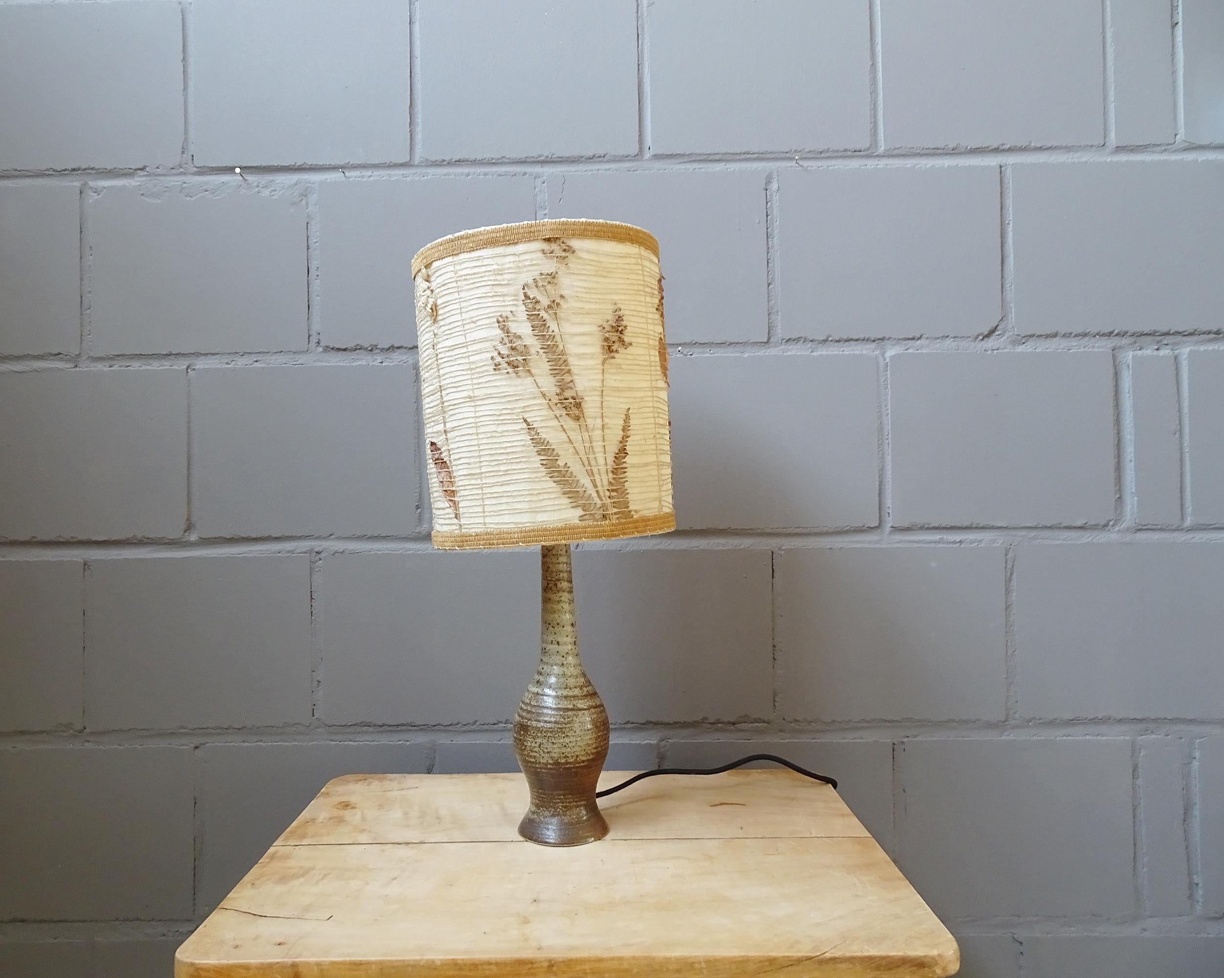 Mid-Century Modern Midcentury Ceramic Table Lamp by Jean Tessier Vallauris, France, 1960s For Sale