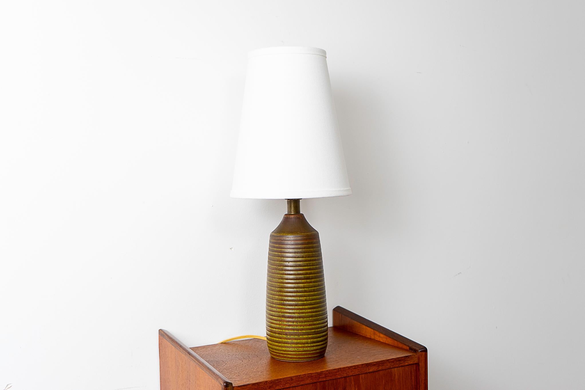Mid-Century Ceramic Table Lamp by Lotte 2