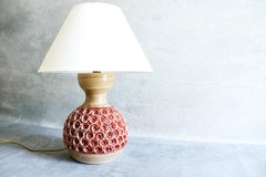 Mid-Century Ceramic Table Lamp by Romacrea, Rome, Italy, 1960s
