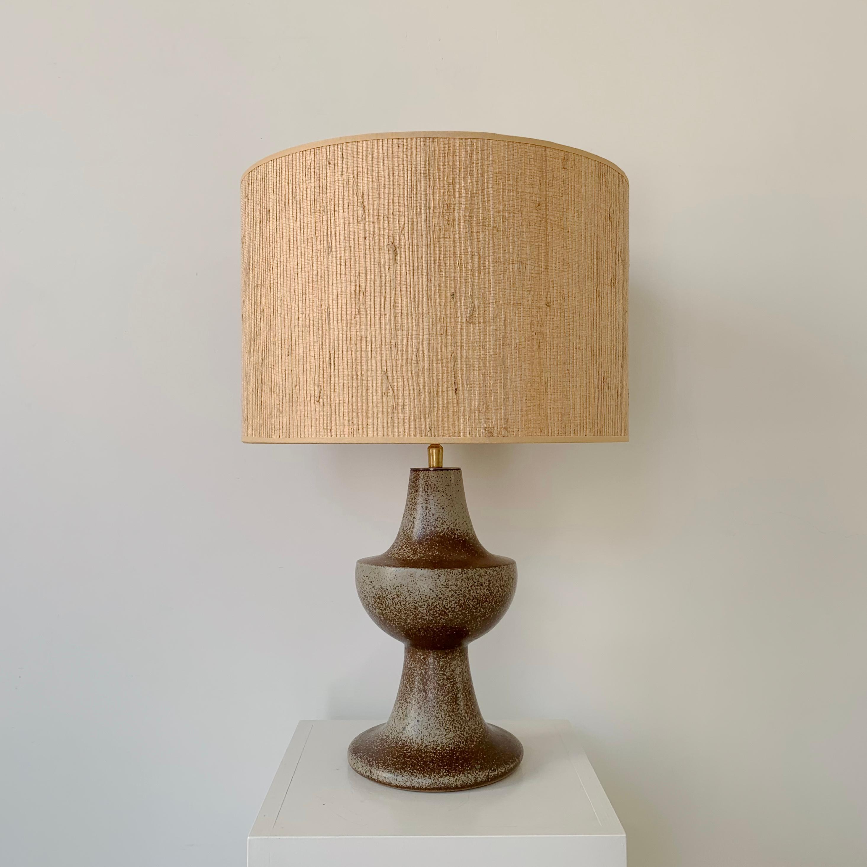 Mid-Century Modern Midcentury Ceramic Table Lamp, circa 1960, France For Sale