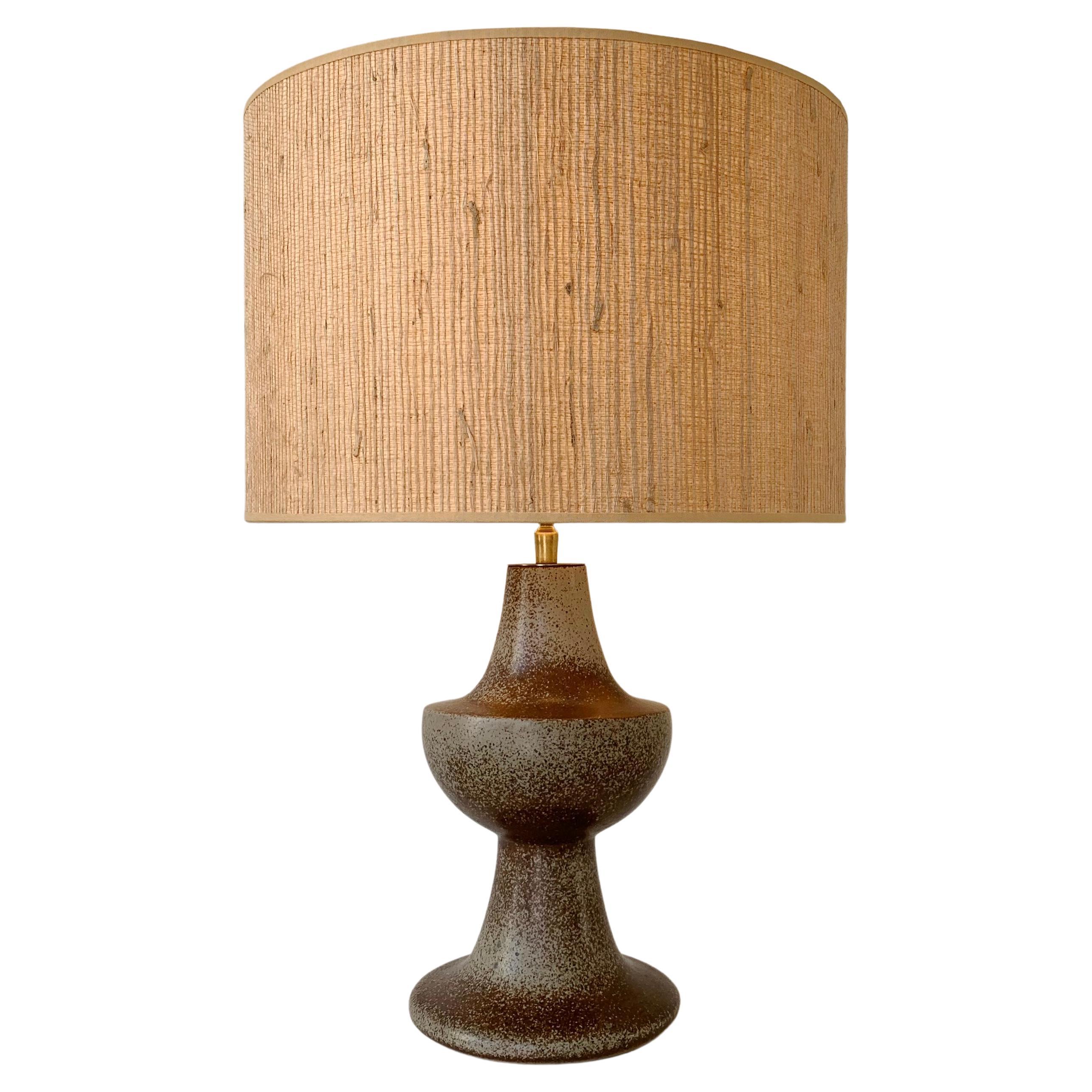 Midcentury Ceramic Table Lamp, circa 1960, France For Sale