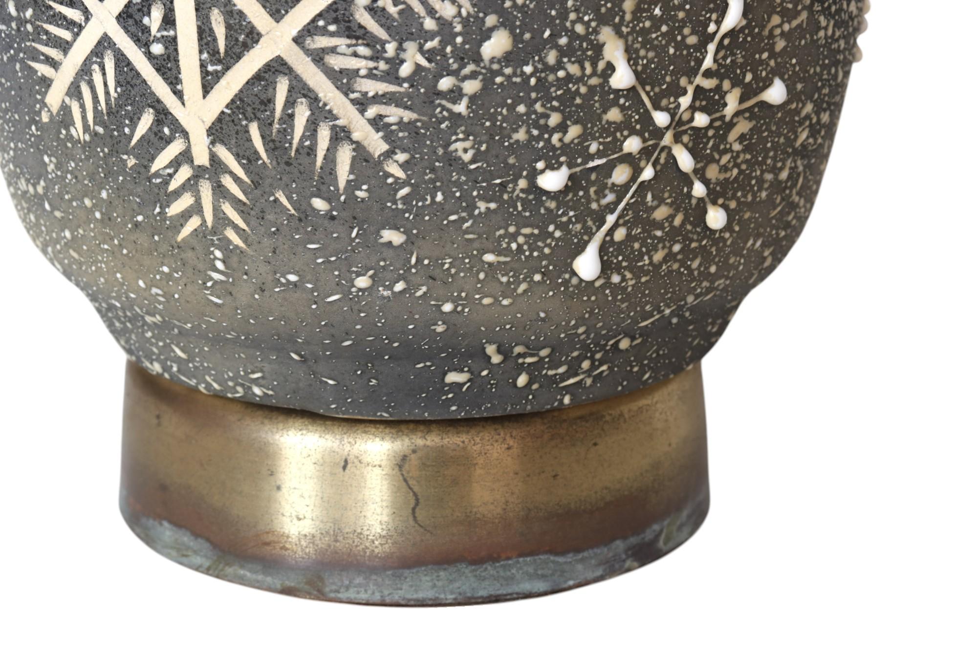 Mid-Century Modern Mid-Century Ceramic Table Lamp For Sale