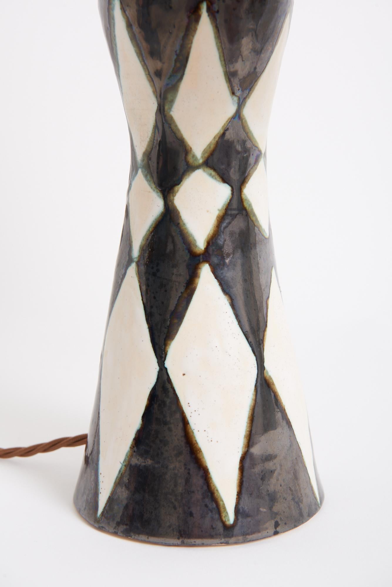 Mid-Century Ceramic Table Lamp In Good Condition In London, GB