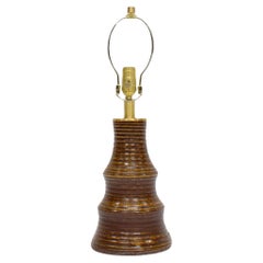 Keramik-Tischlampe aus der Mitte des Jahrhunderts
