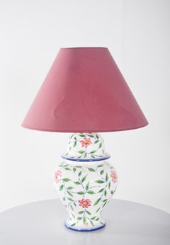 Mid-Century Ceramic Table Lamp in the Shape of a Pot