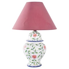 Lampe de table en céramique du milieu du siècle dernier en forme de pot