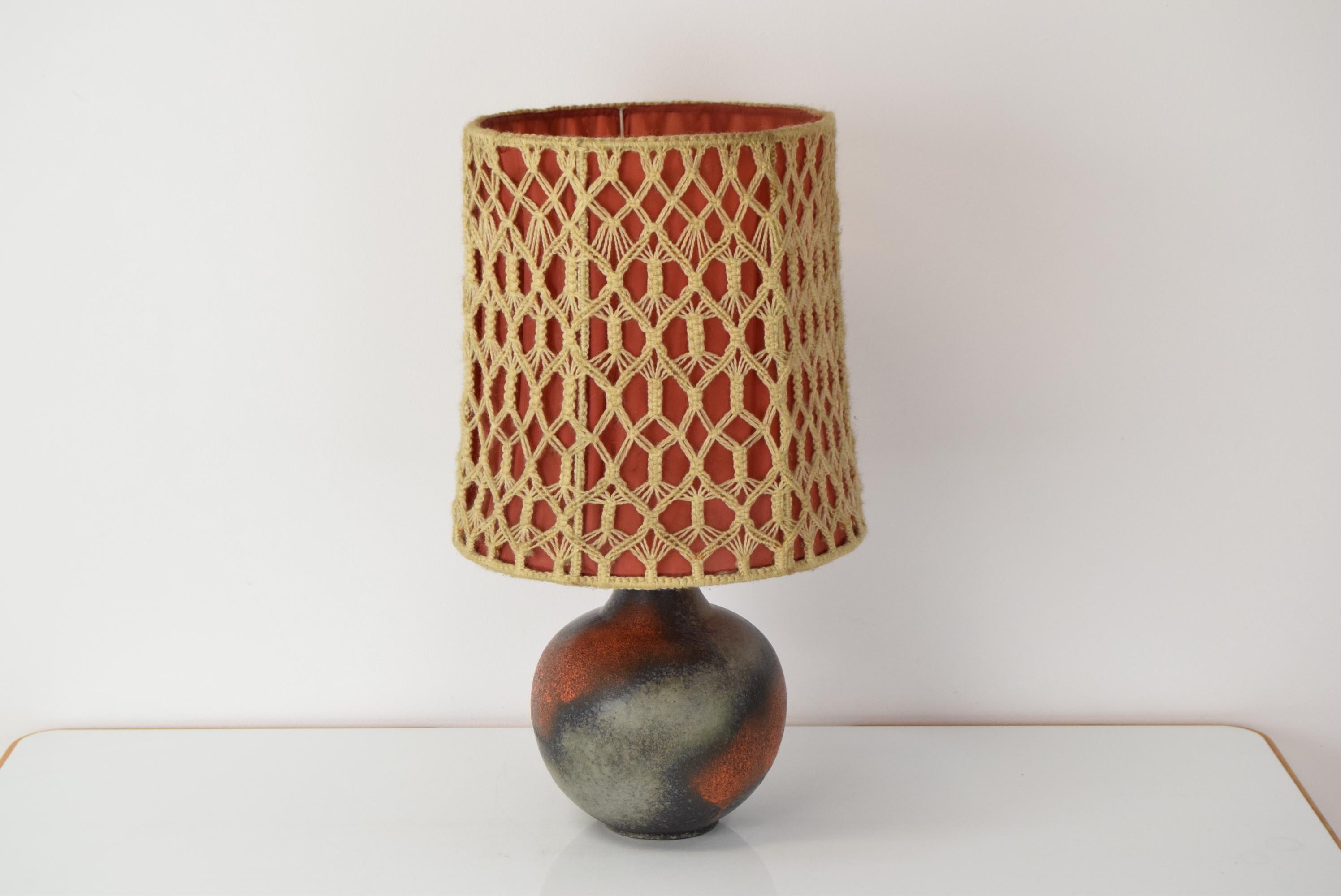 Mid-Century Modern Mid-Century Ceramic Table Lamp, 1970's For Sale
