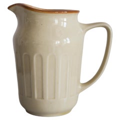 Pot à thé, eau laiteuse et céramique du milieu du siècle, Europe, années 1960
