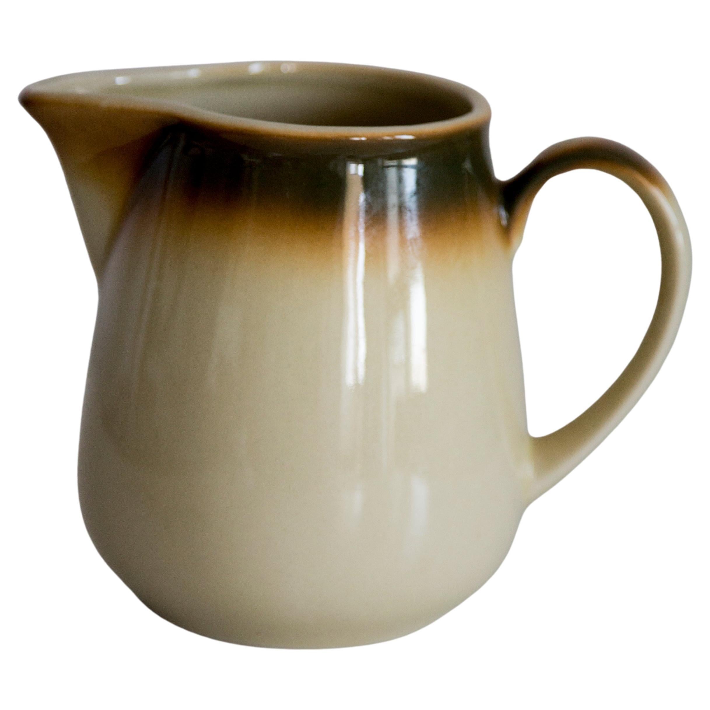 Bollitore per tè e latte in ceramica di metà secolo, Europa, anni '60