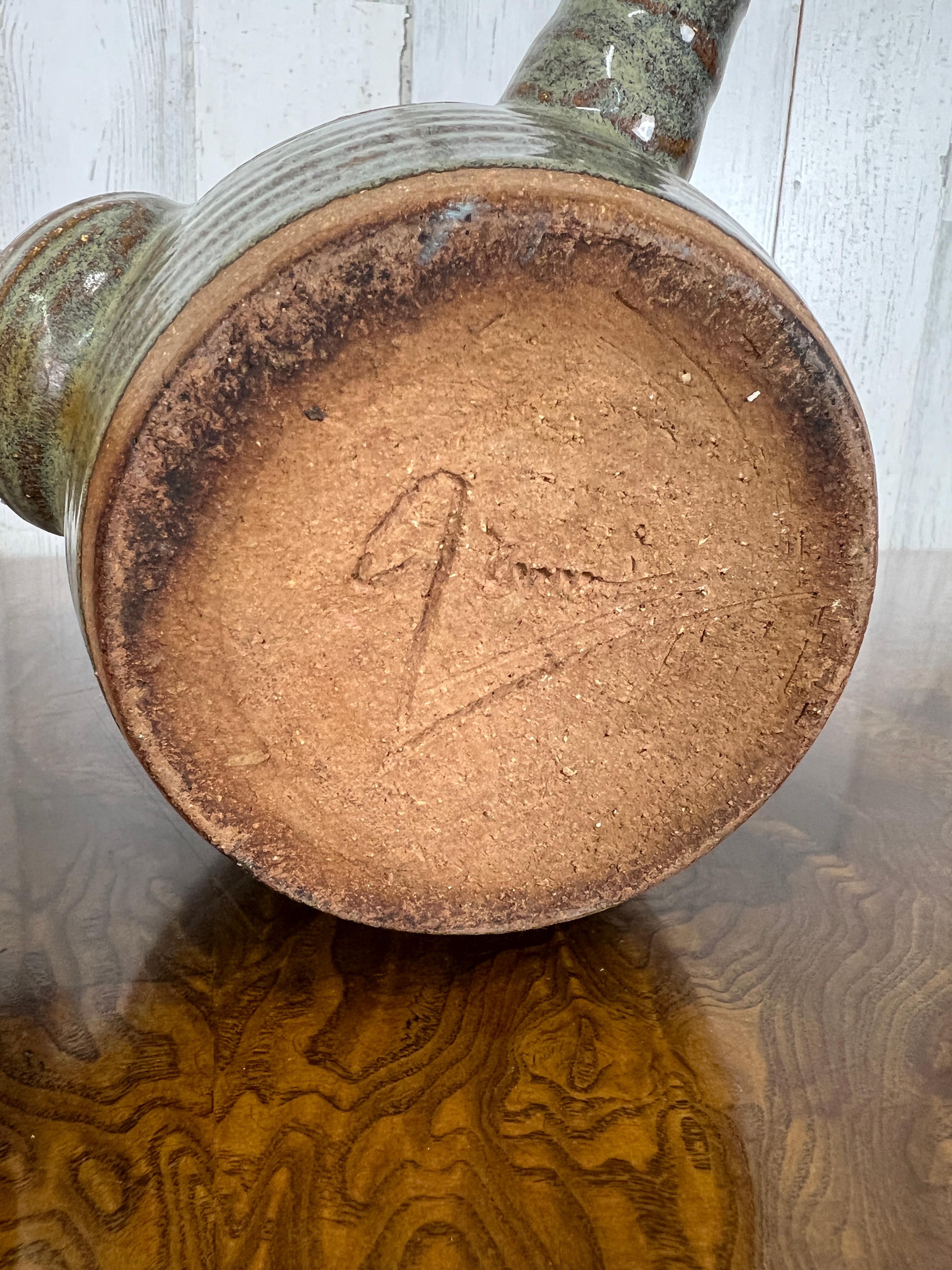 Keramik-Teekanne aus der Mitte des Jahrhunderts im Angebot 3