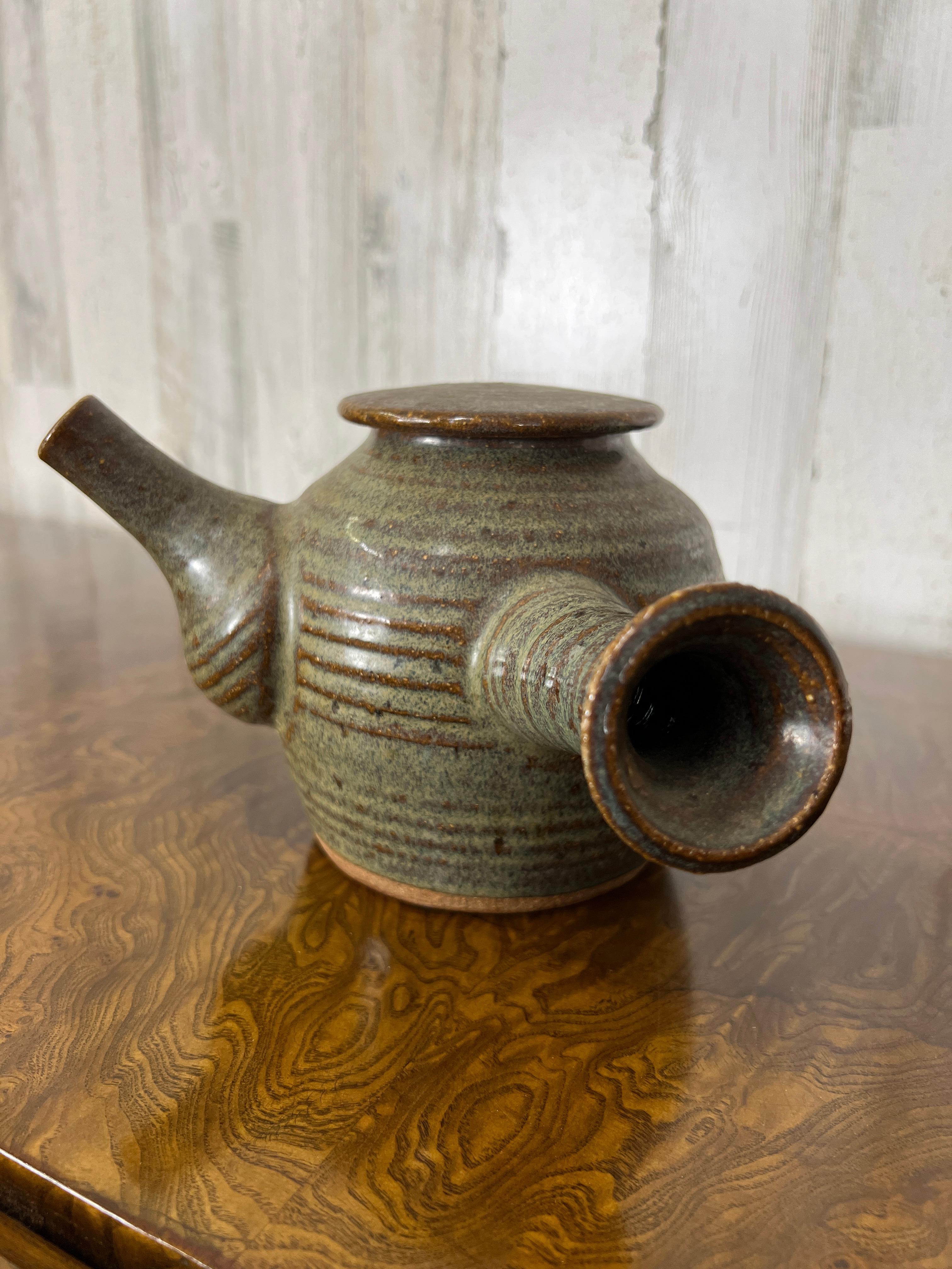 Mid-Century Modern Mid Century Ceramic Tea Pot For Sale