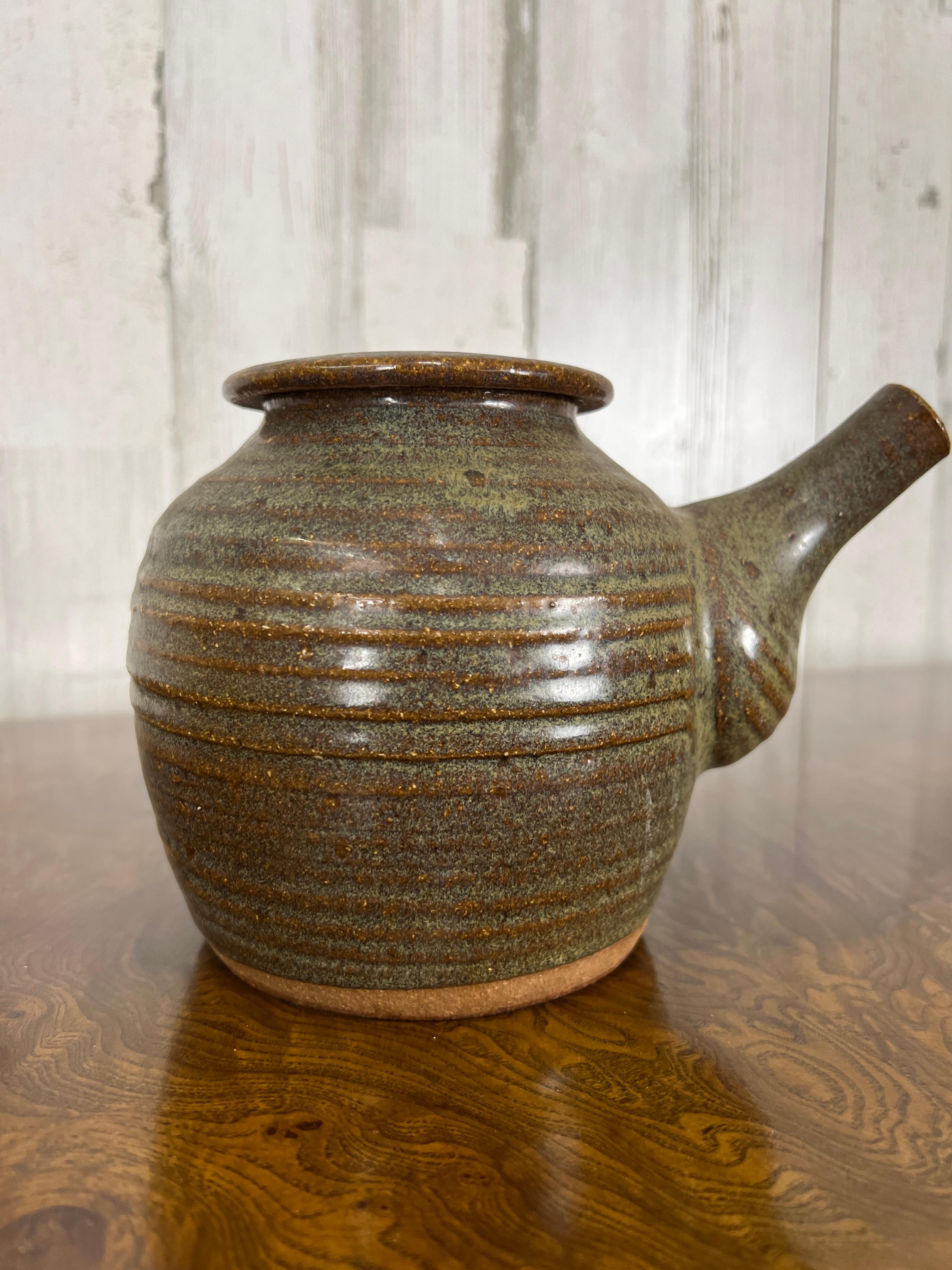 Keramik-Teekanne aus der Mitte des Jahrhunderts (20. Jahrhundert) im Angebot
