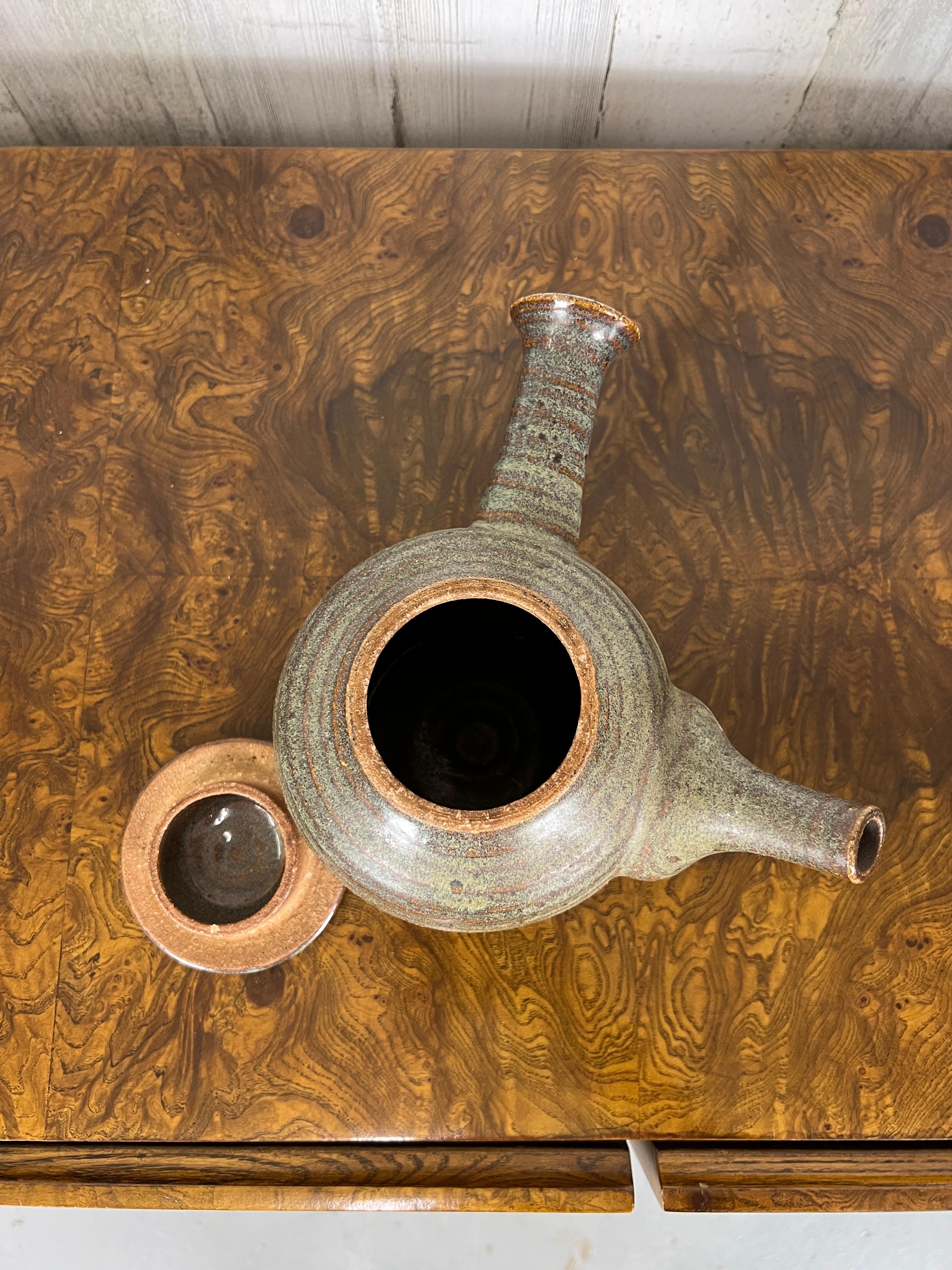 Mid Century Ceramic Tea Pot For Sale 1