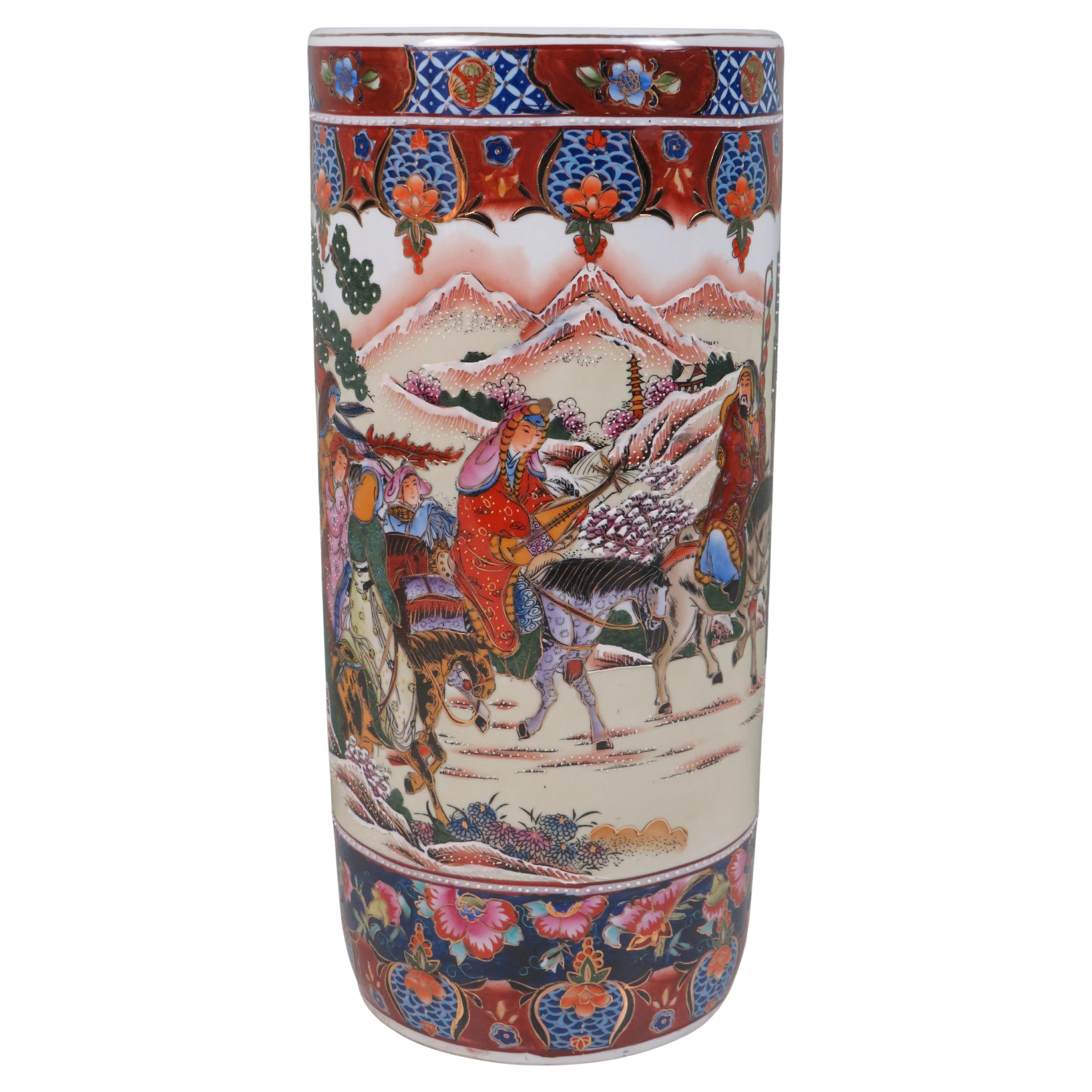 Mid century ceramic umbrella stand 1950-1970