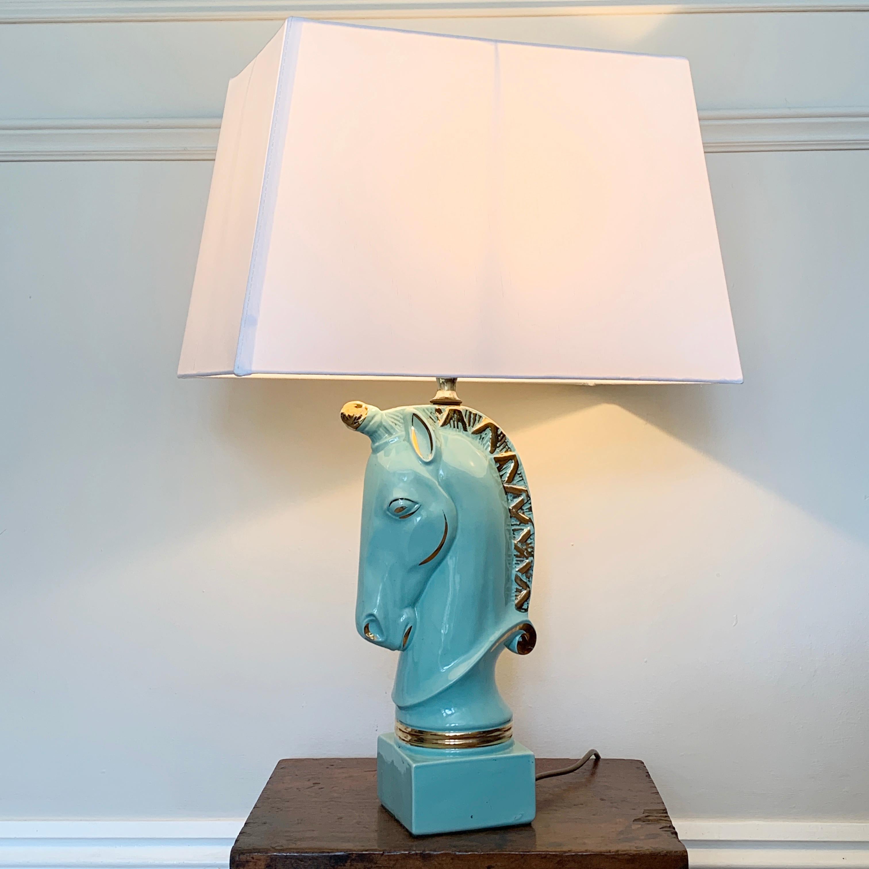 vintage unicorn lamp