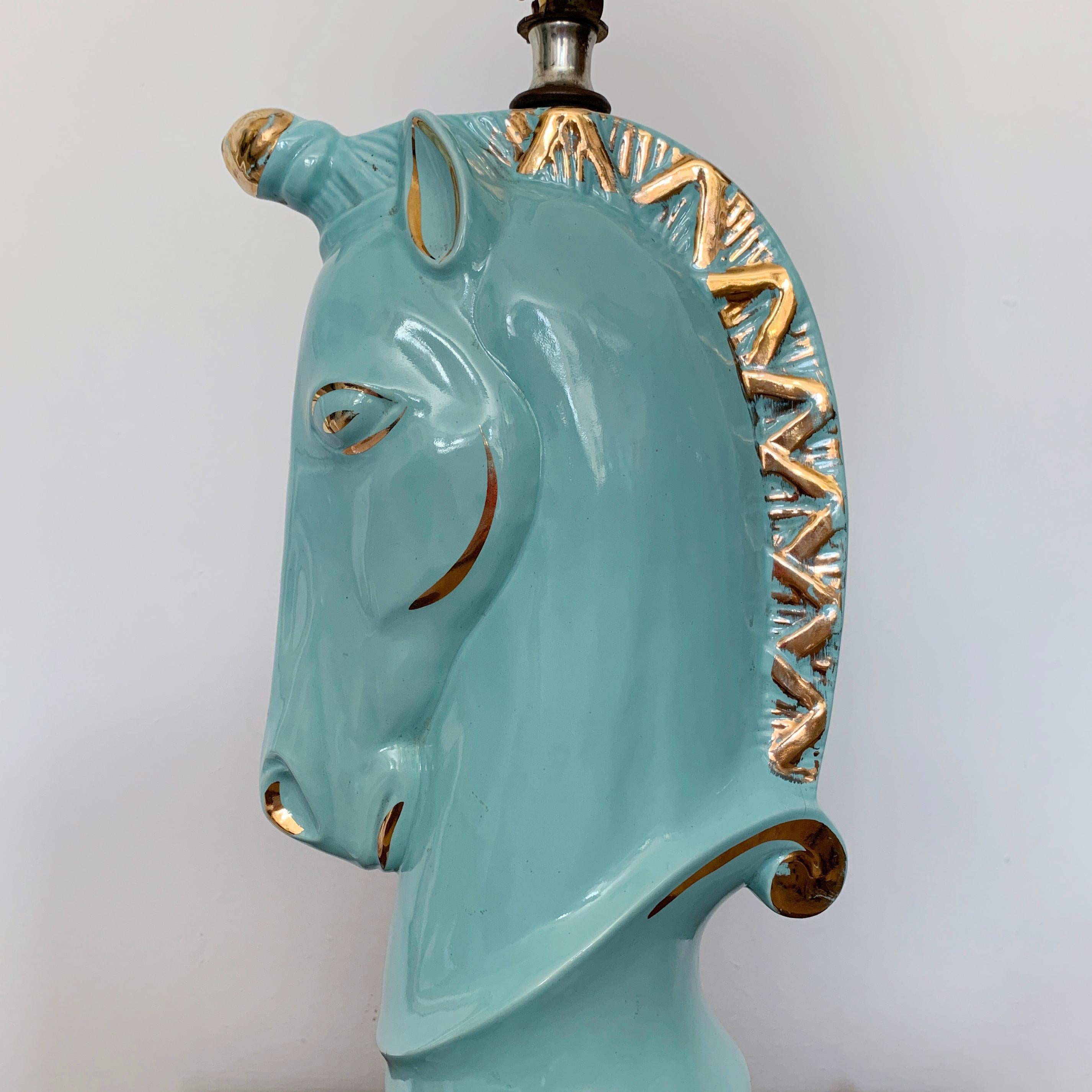 ceramic unicorn head