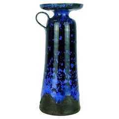 Midcentury Ceramic Vase Art Pottery Unterstab Langenhessen 70s Studio Ceramics