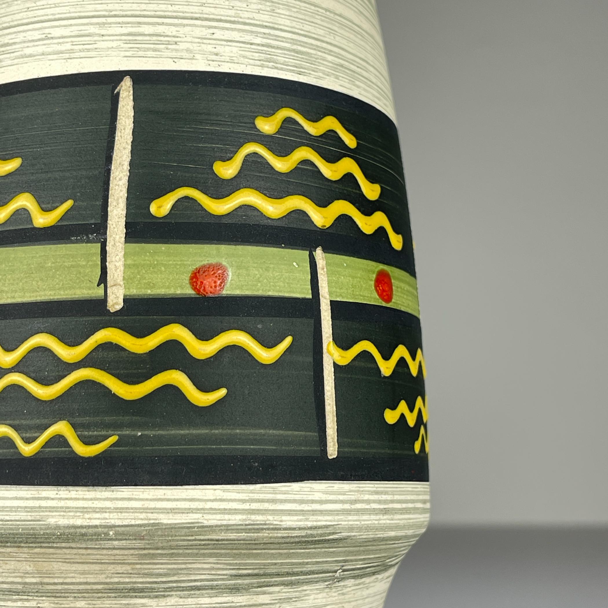 Vaso in ceramica di metà secolo di Bay Keramik, Germania Ovest, anni '60 in vendita 4