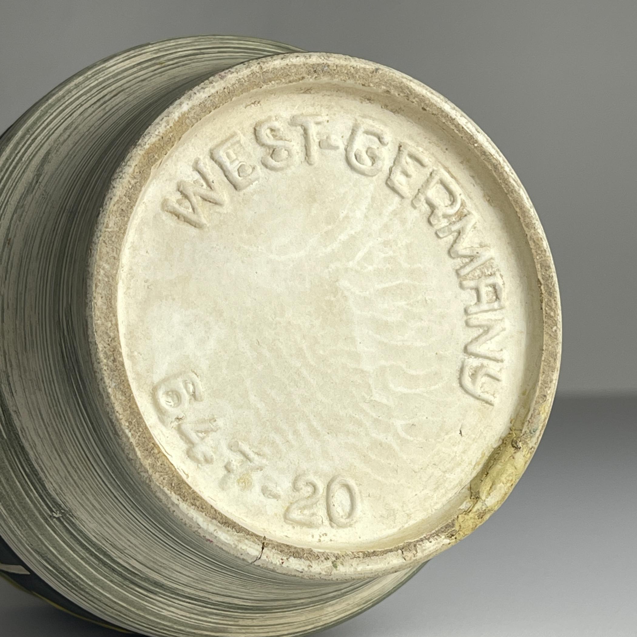 Vaso in ceramica di metà secolo di Bay Keramik, Germania Ovest, anni '60 In condizioni buone in vendita a Miklavž Pri Taboru, SI