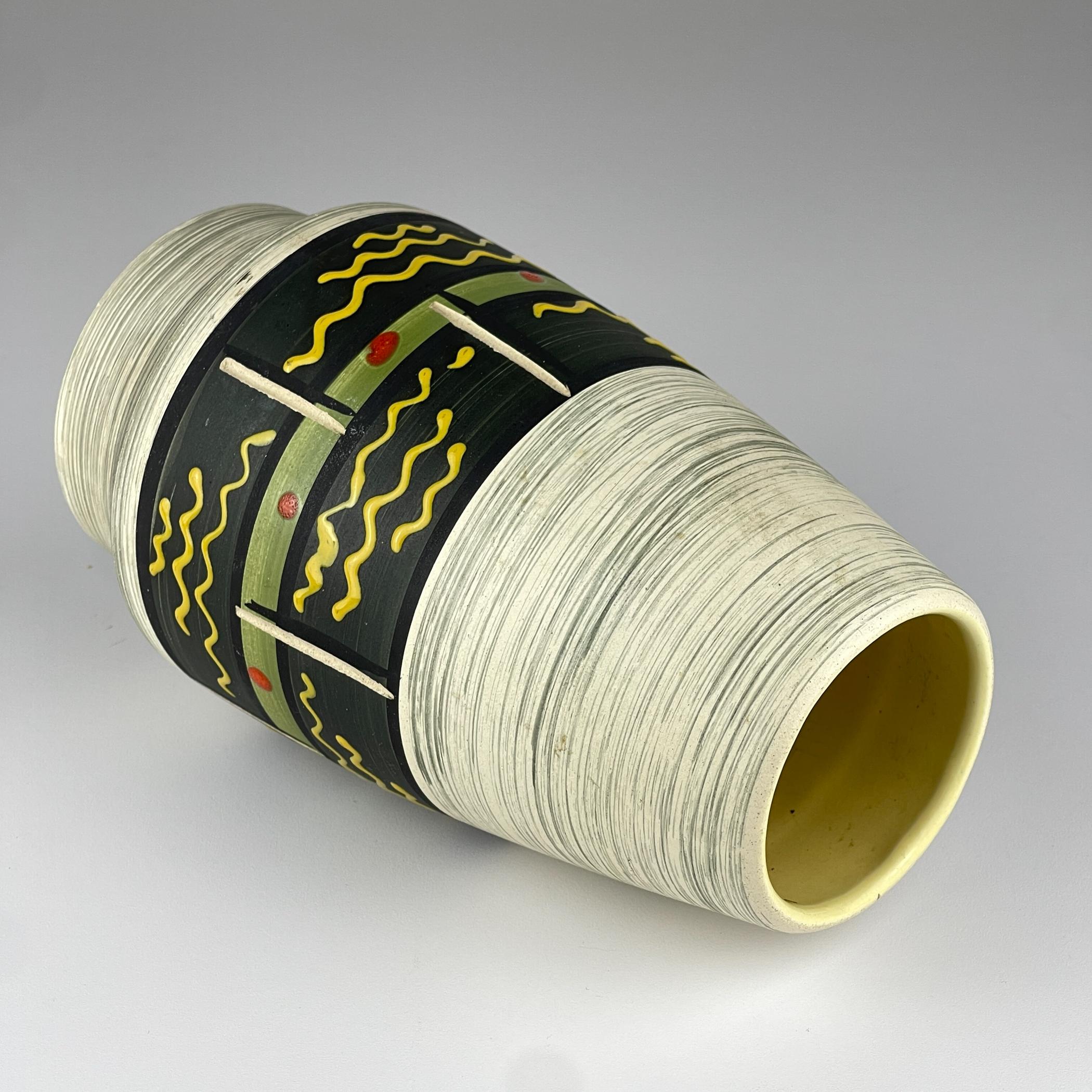 XX secolo Vaso in ceramica di metà secolo di Bay Keramik, Germania Ovest, anni '60 in vendita
