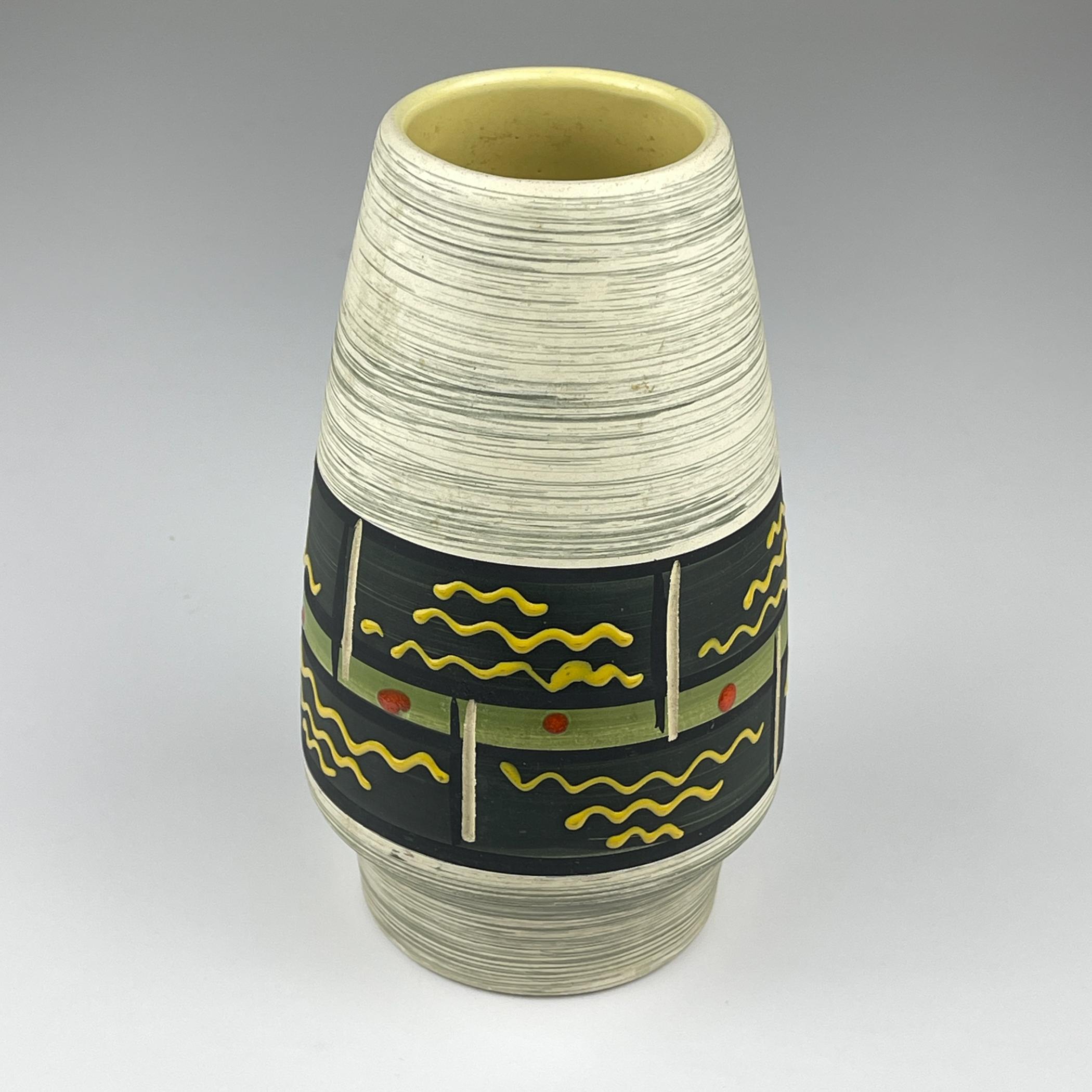 Ceramica Vaso in ceramica di metà secolo di Bay Keramik, Germania Ovest, anni '60 in vendita