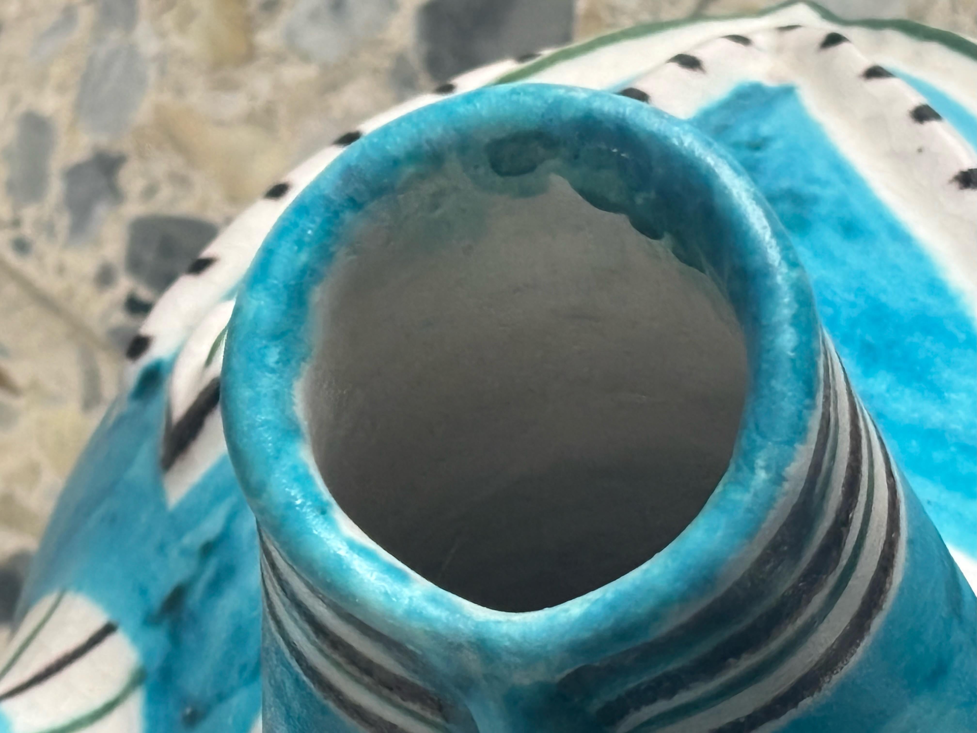 Vaso in ceramica di metà secolo di Guido Gambone In condizioni ottime in vendita a Milan, Italy