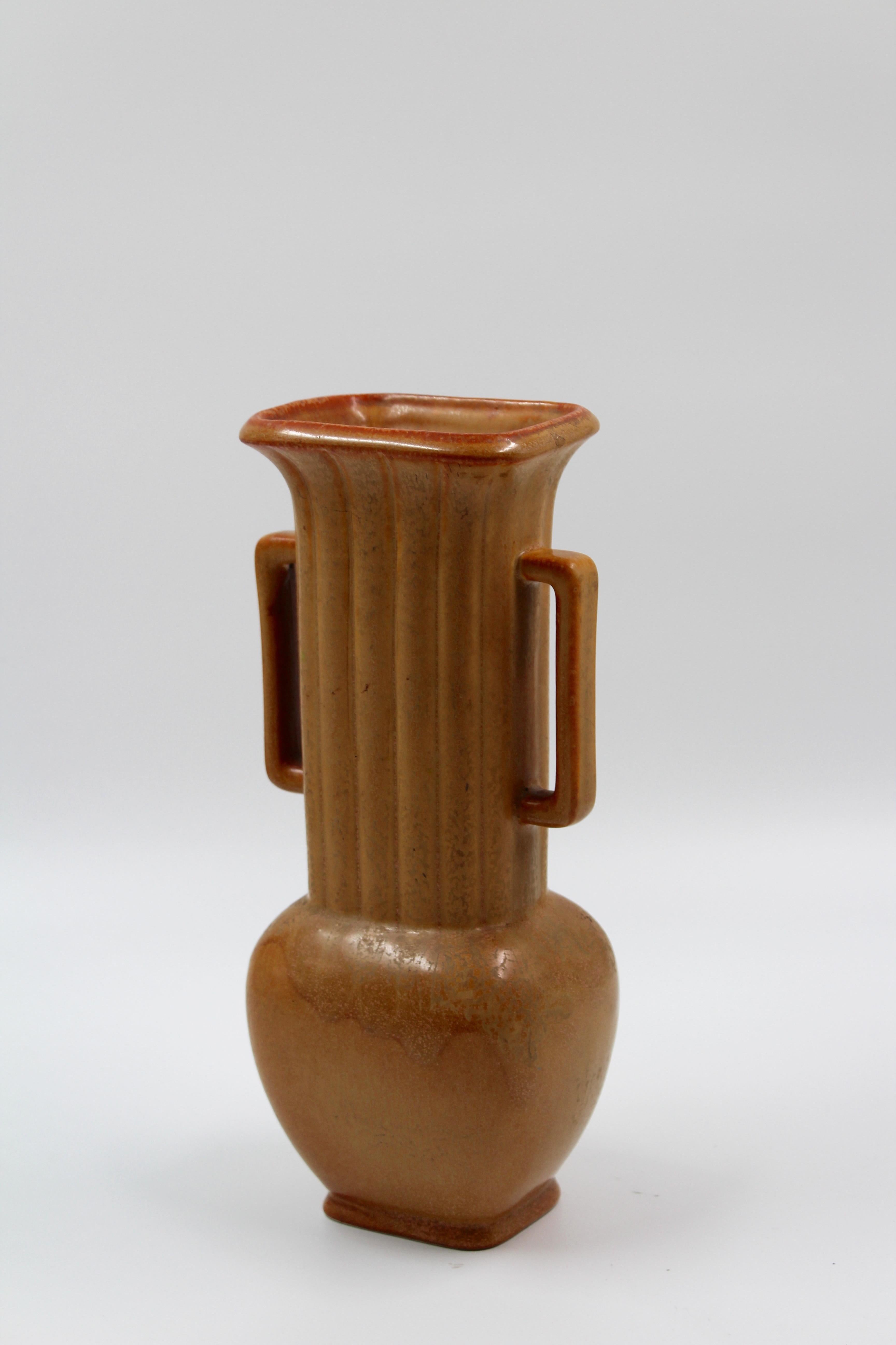 Midcentury Ceramic Vase by Gunnar Nylund, 1950s In Good Condition In Malmo, SE