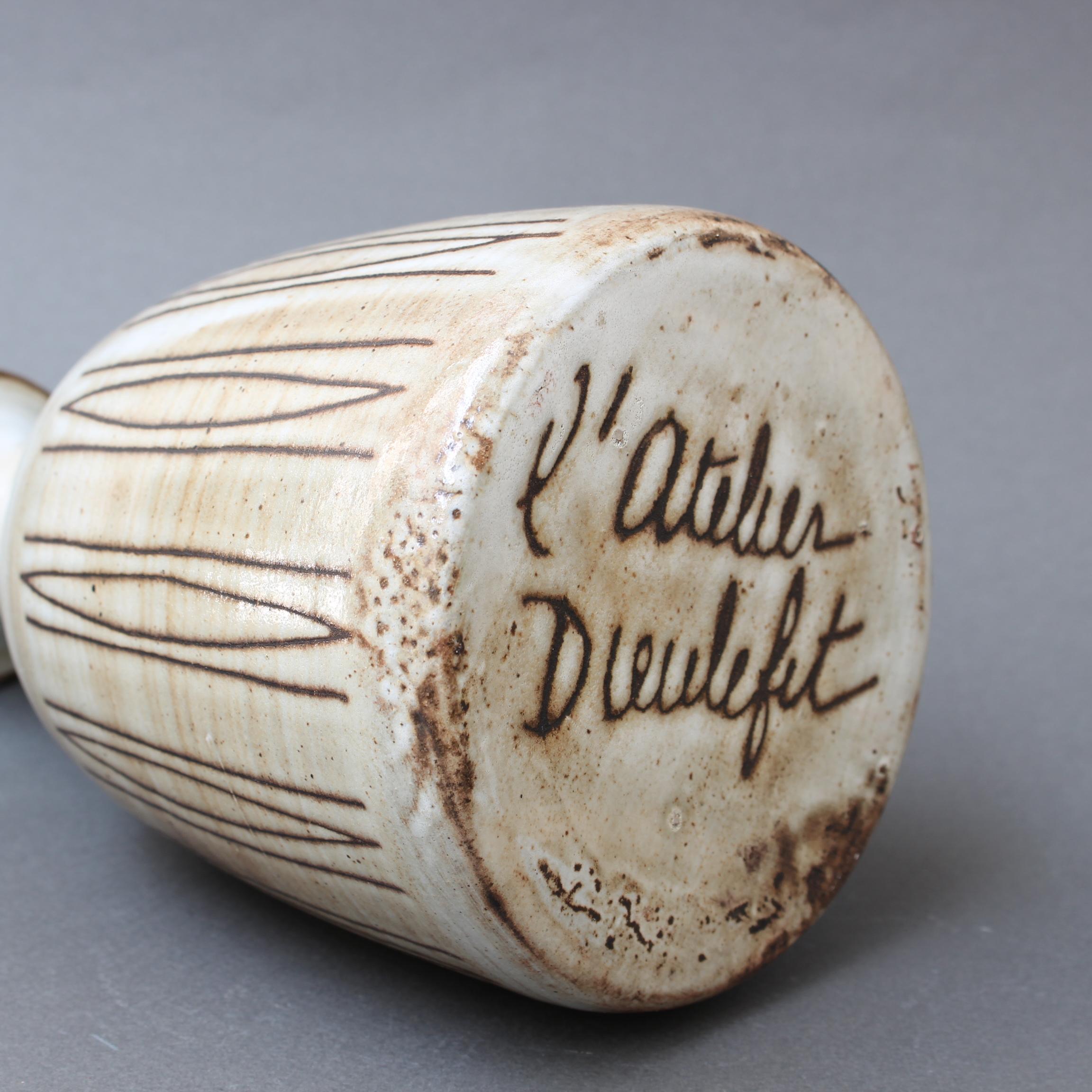 Midcentury Ceramic Vase by Jacques Pouchain, Atelier Dieulefit, circa 1960s 5