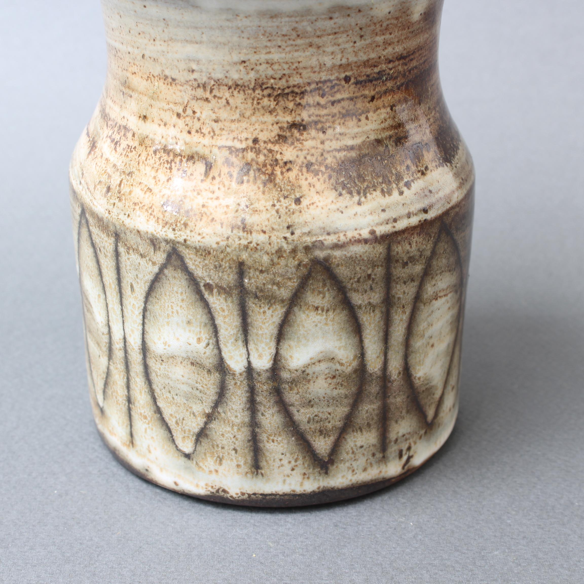 Mid-20th Century Midcentury Ceramic Vase by Jacques Pouchain, Atelier Dieulefit, circa 1960s