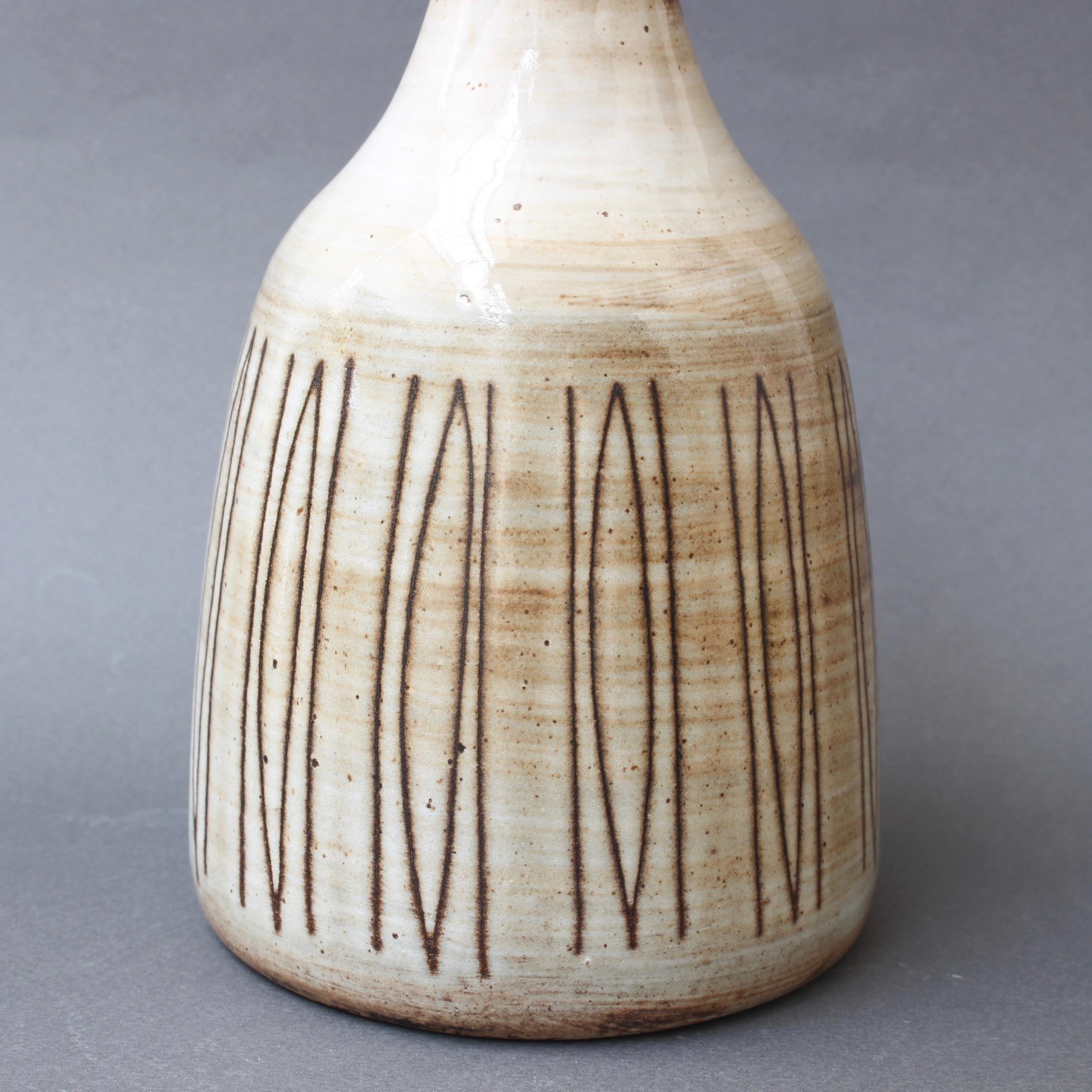 Midcentury Ceramic Vase by Jacques Pouchain, Atelier Dieulefit, circa 1960s 2