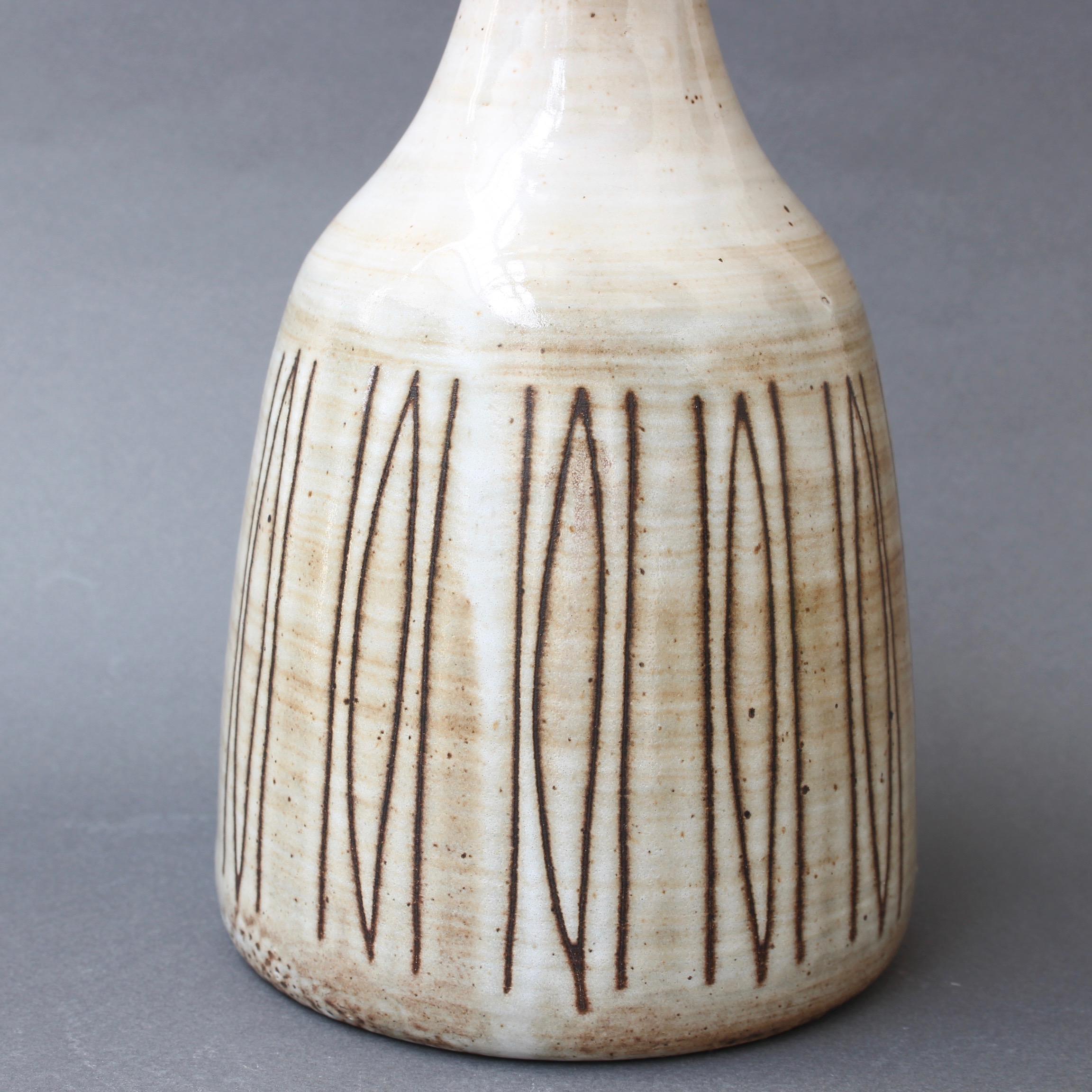 Midcentury Ceramic Vase by Jacques Pouchain, Atelier Dieulefit, circa 1960s 3