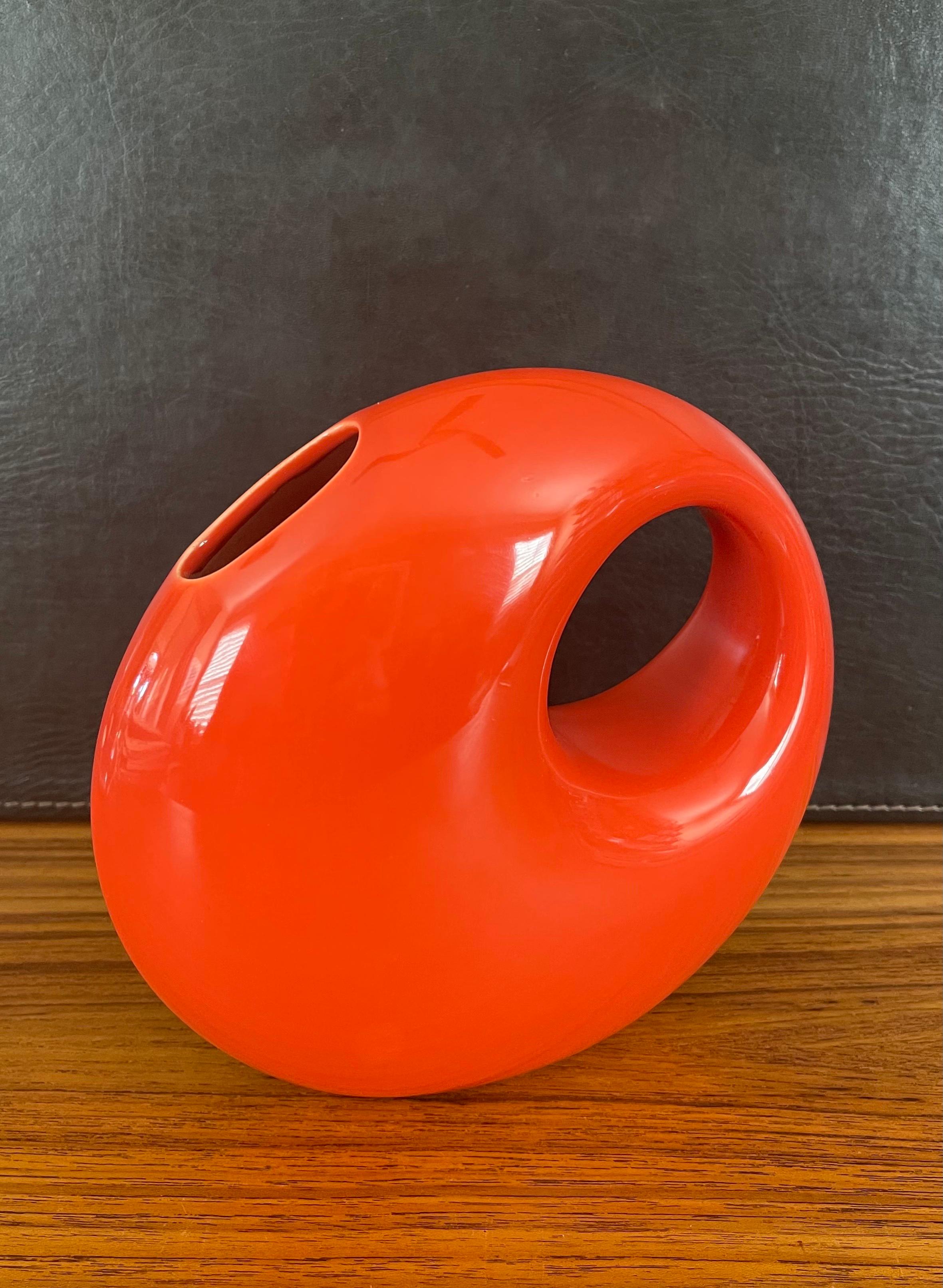 Midcentury Ceramic Vase by Les Heritiers for Roche Bobois 1