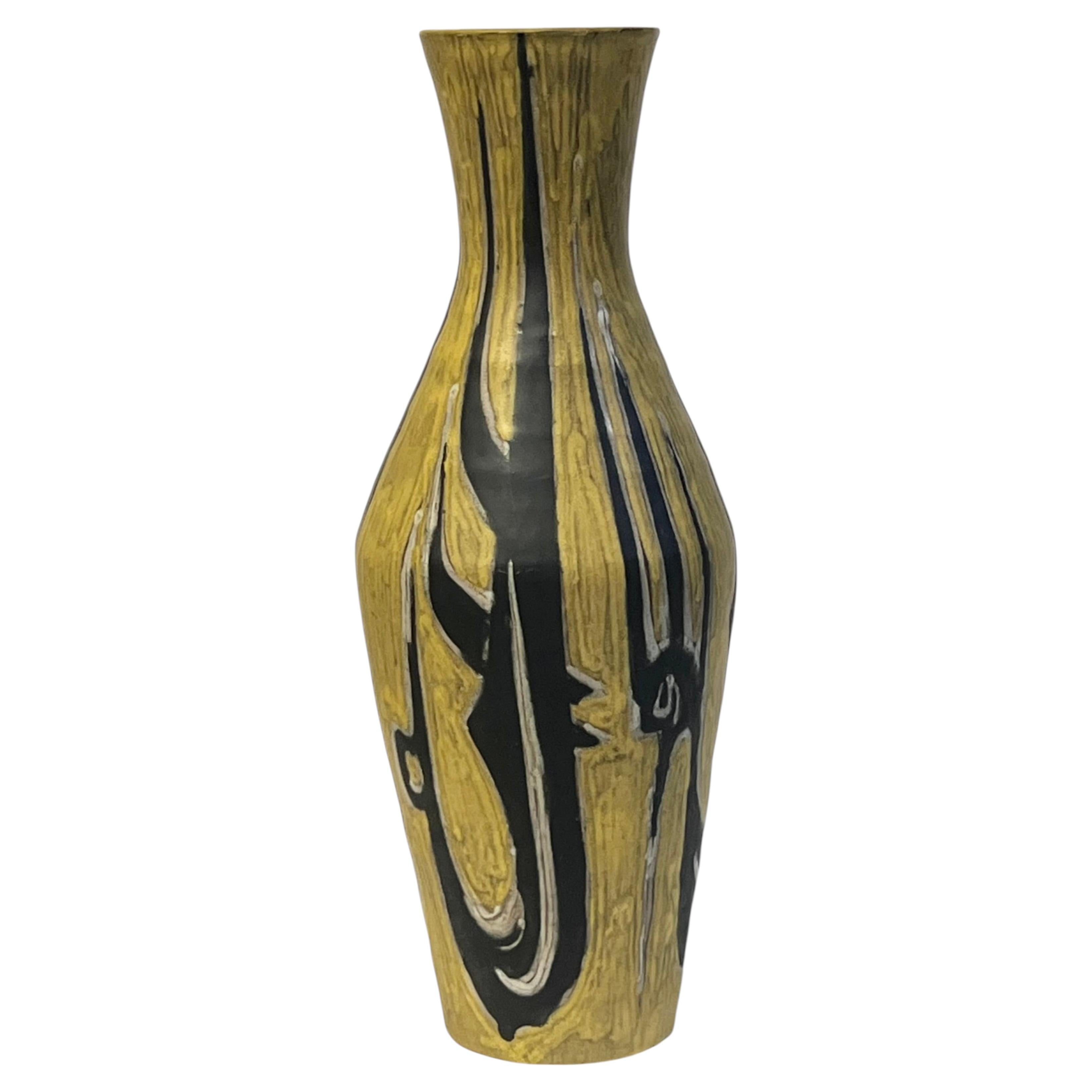 Mid Century Ceramic Vase by Livia Gorka For Sale