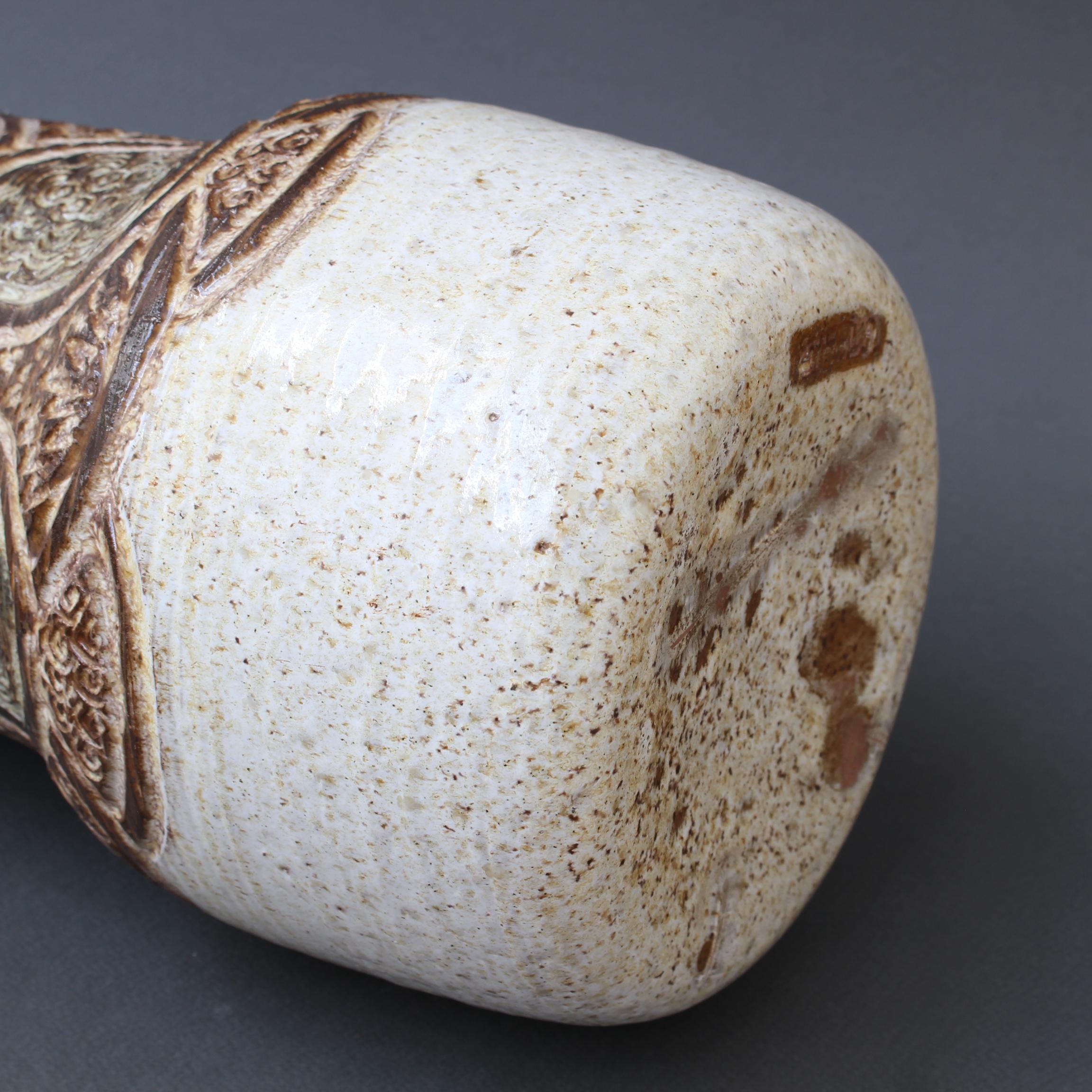 Vaso in ceramica di metà secolo di Marcel Giraud 
