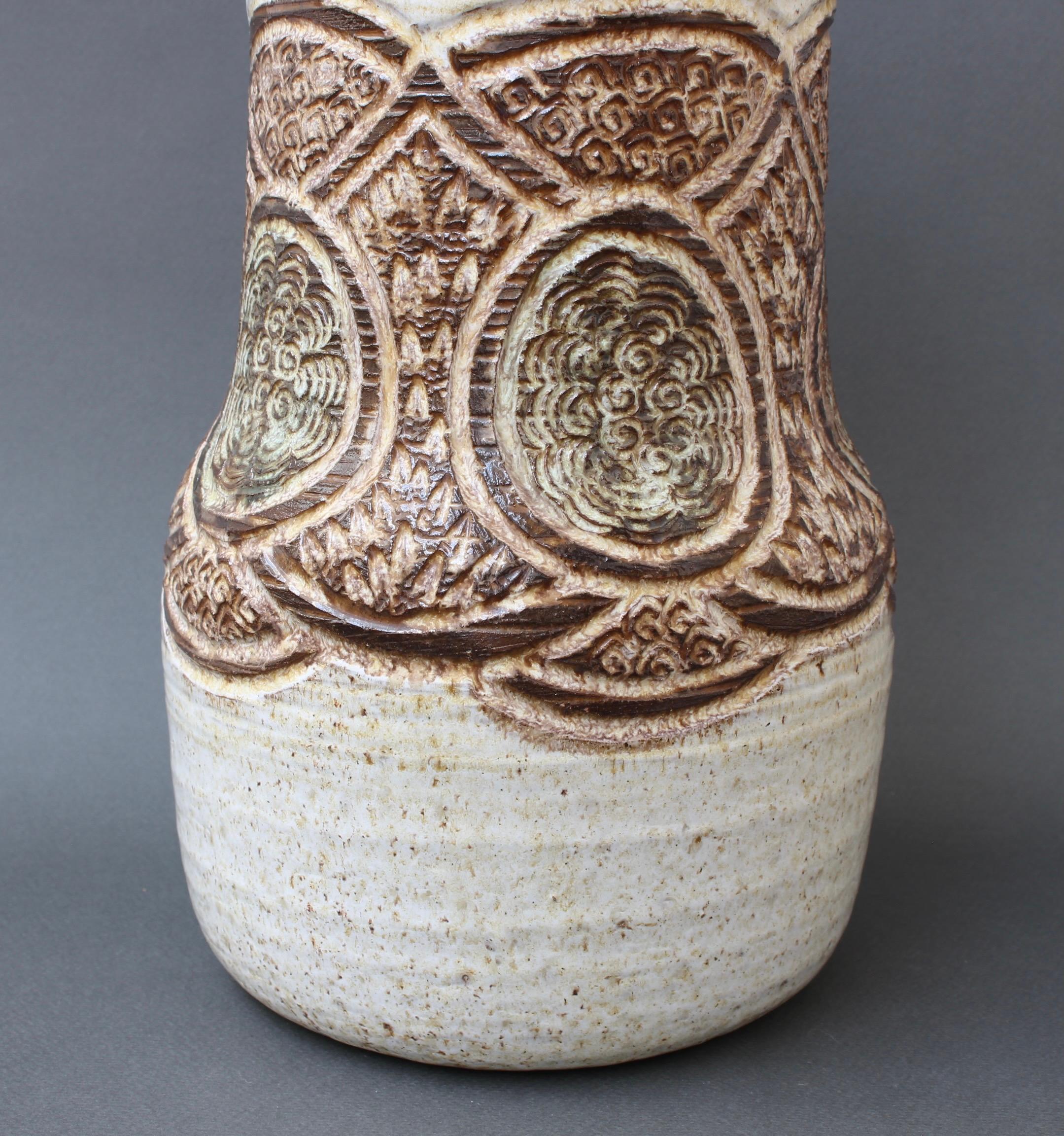 Français Vase en céramique du milieu du siècle dernier de Marcel Giraud, vers les années 1960 en vente