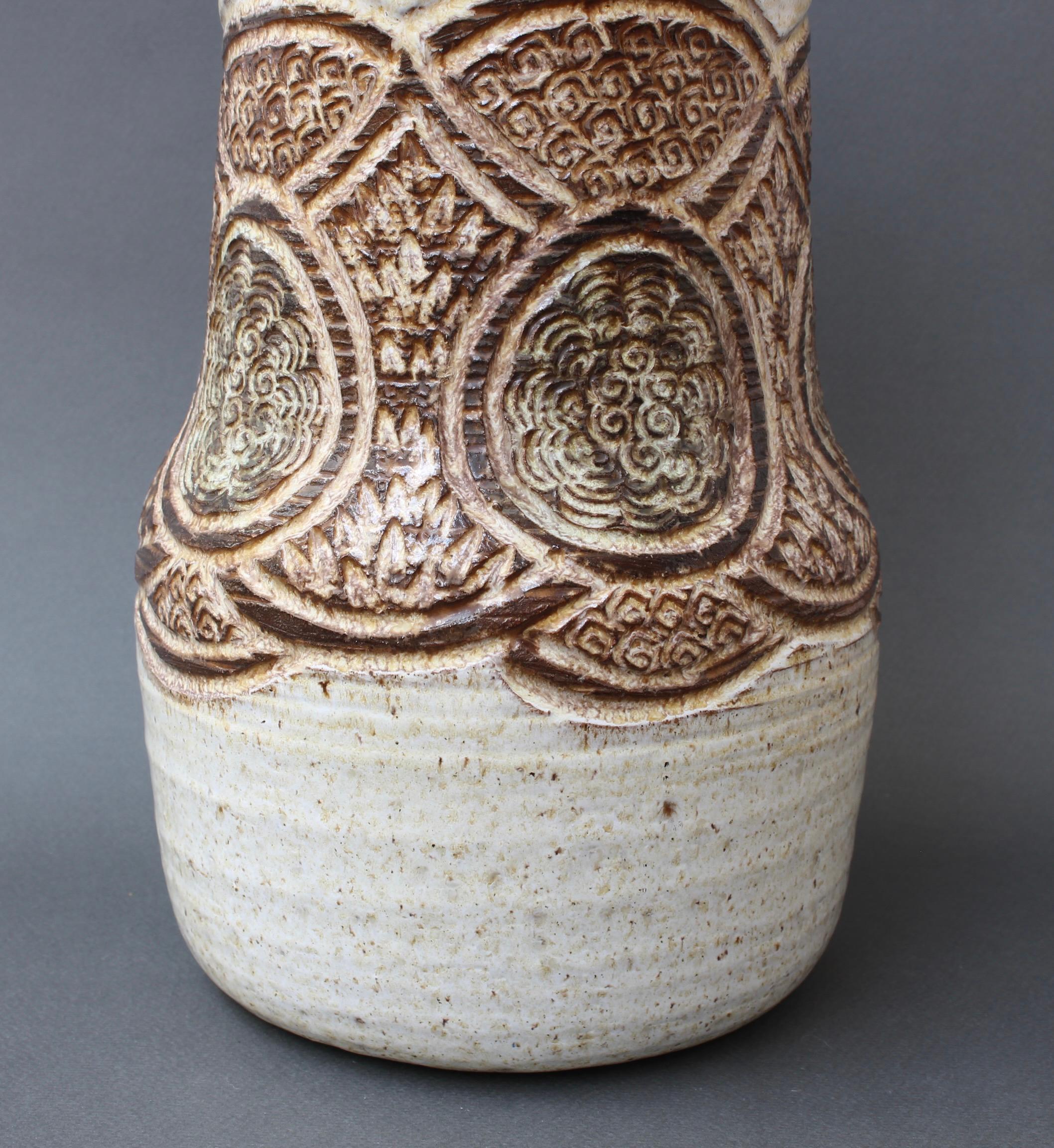 Vase en céramique du milieu du siècle dernier de Marcel Giraud, vers les années 1960 Bon état - En vente à London, GB