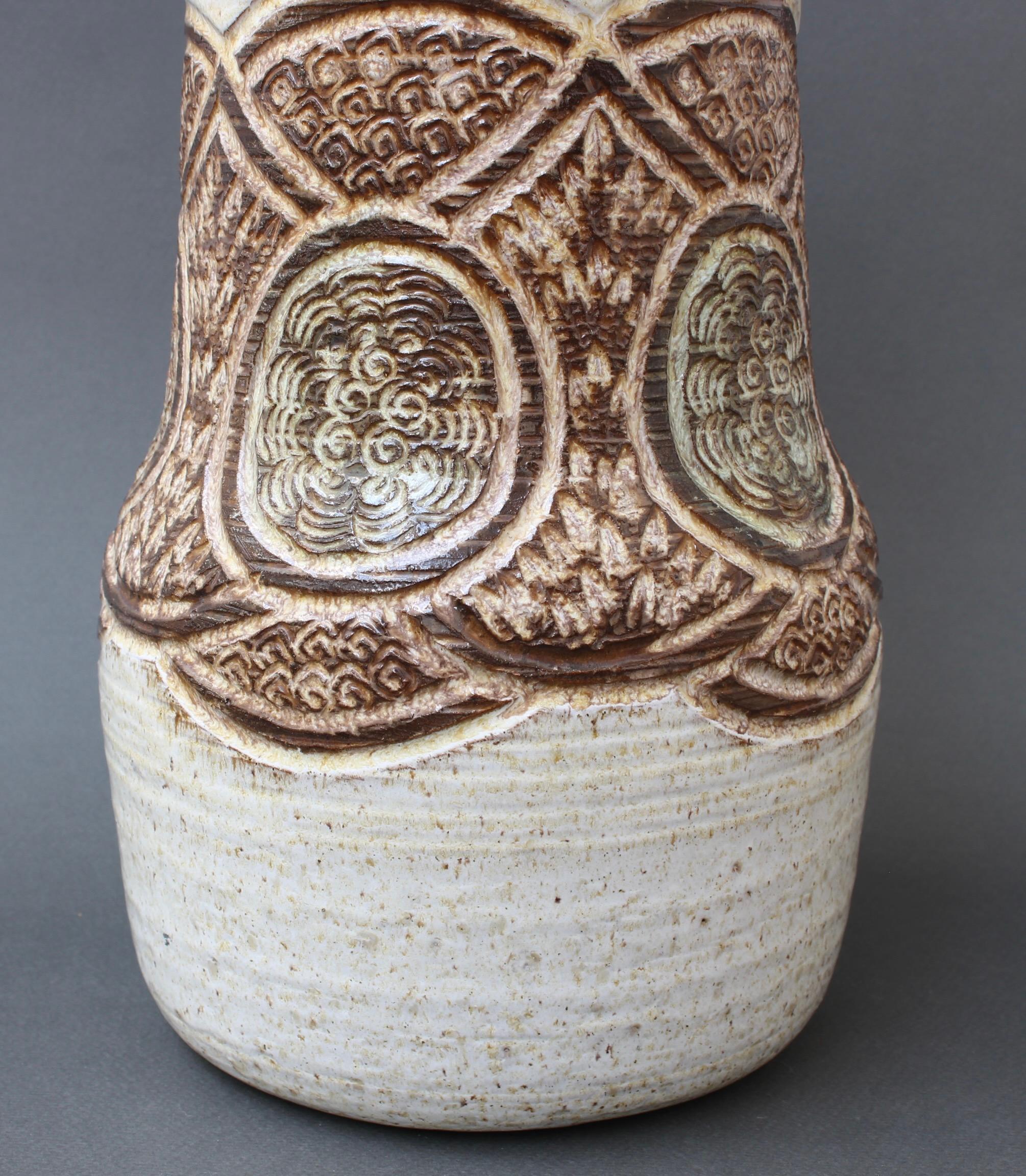 Vaso in ceramica di metà secolo di Marcel Giraud 