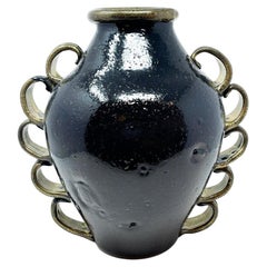 Mid-Century Ceramic Vase by Napoleone Martinuzzi for Venini, Italy, 1930s