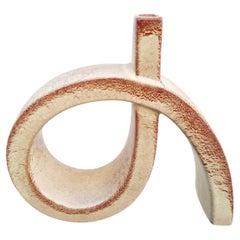 Mid Century Ceramic Vase by Roberto Rigon for Bertoncello, Italy 70s