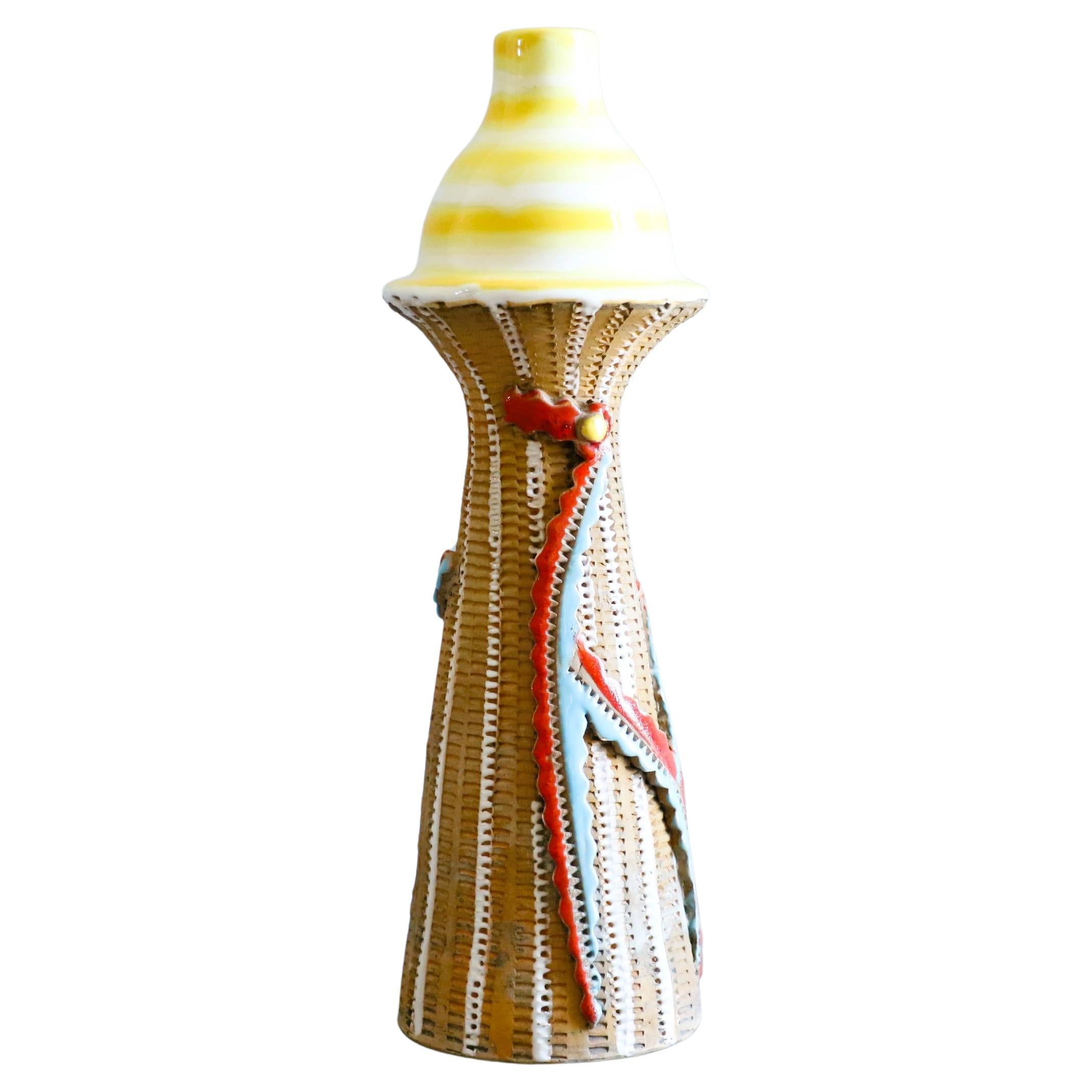 Keramikvase aus der Mitte des Jahrhunderts von Romacrea, Rom, Italien, 1960er Jahre